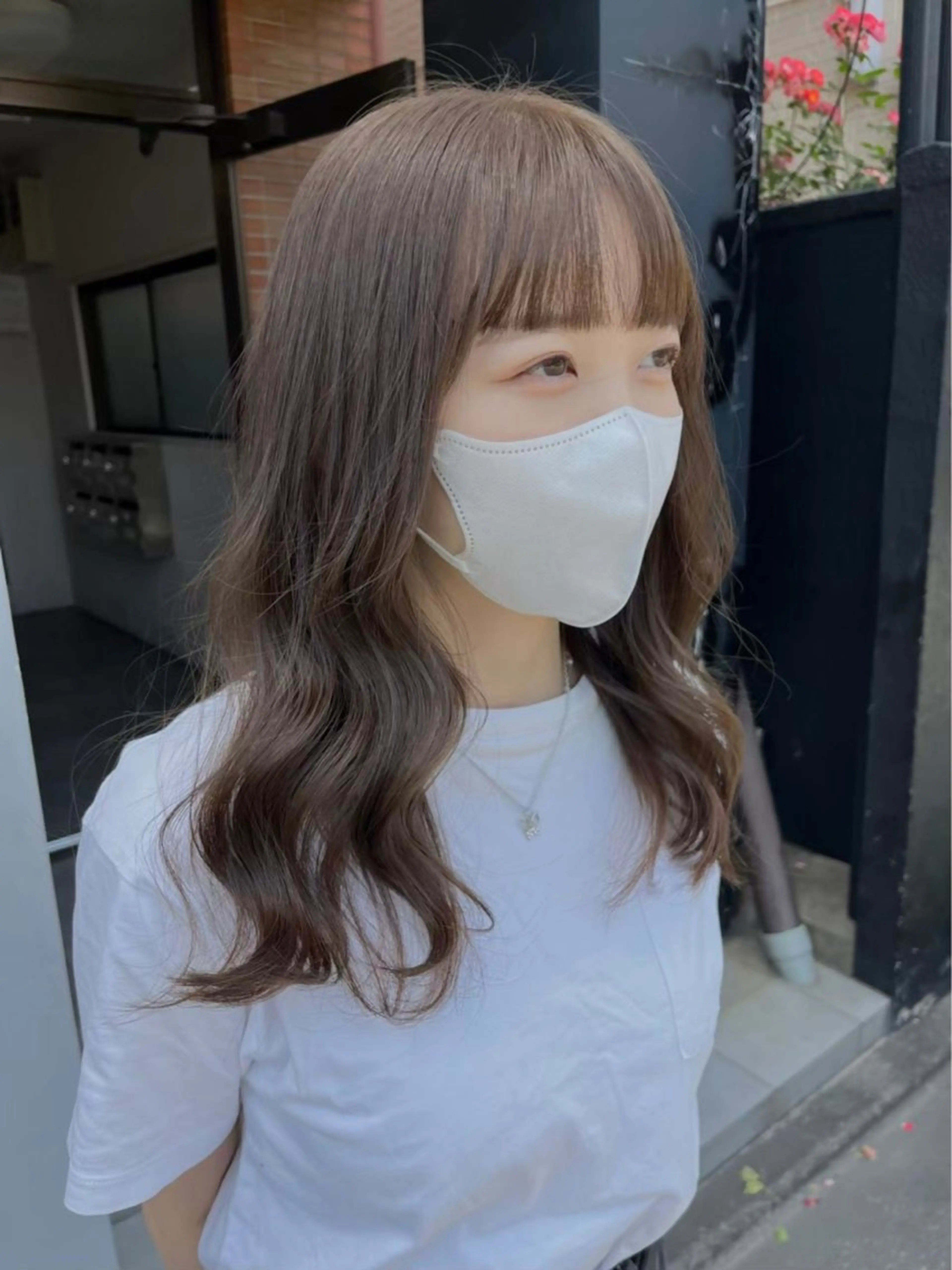 セミロング カラー グレージュ カット ヘアカラー inc新小岩 🌱MANAMIのヘアスタイル