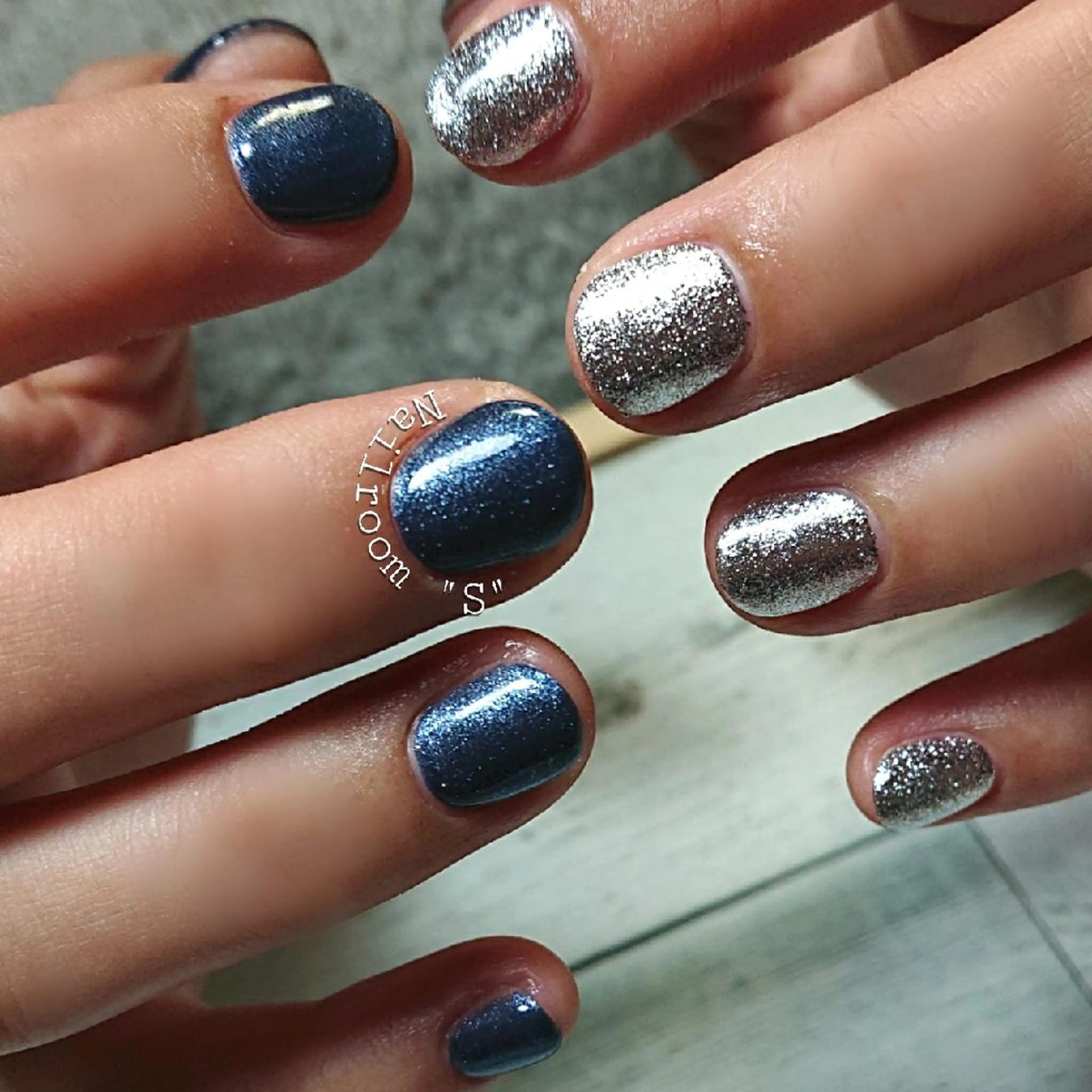 ネイル ラメ(グリッター) ハンドネイル ハンドケア Nail room  "S"  SAKAIのネイルデザイン