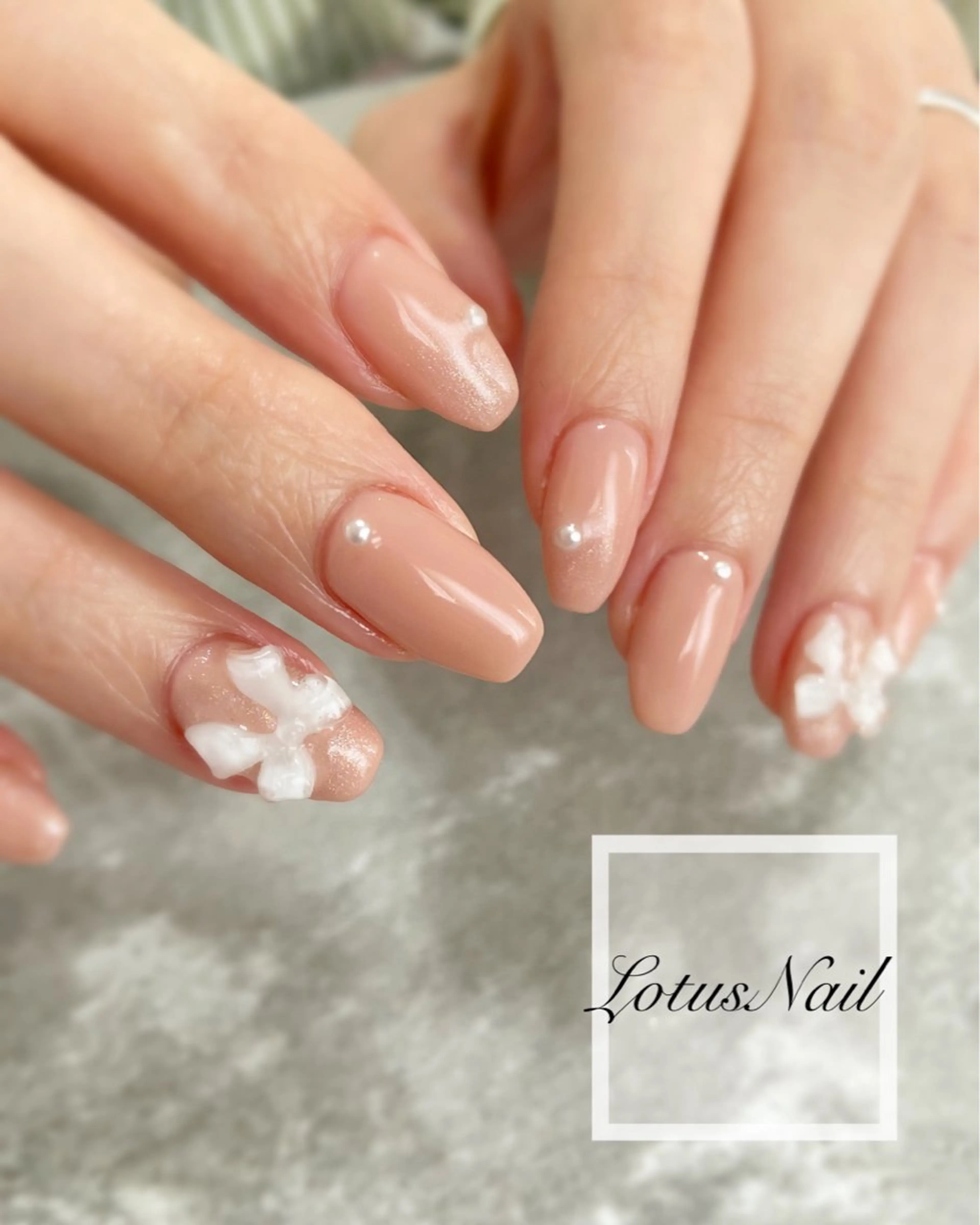 ネイル オフィスネイル ハンドネイル Lotus Nailのネイルデザイン