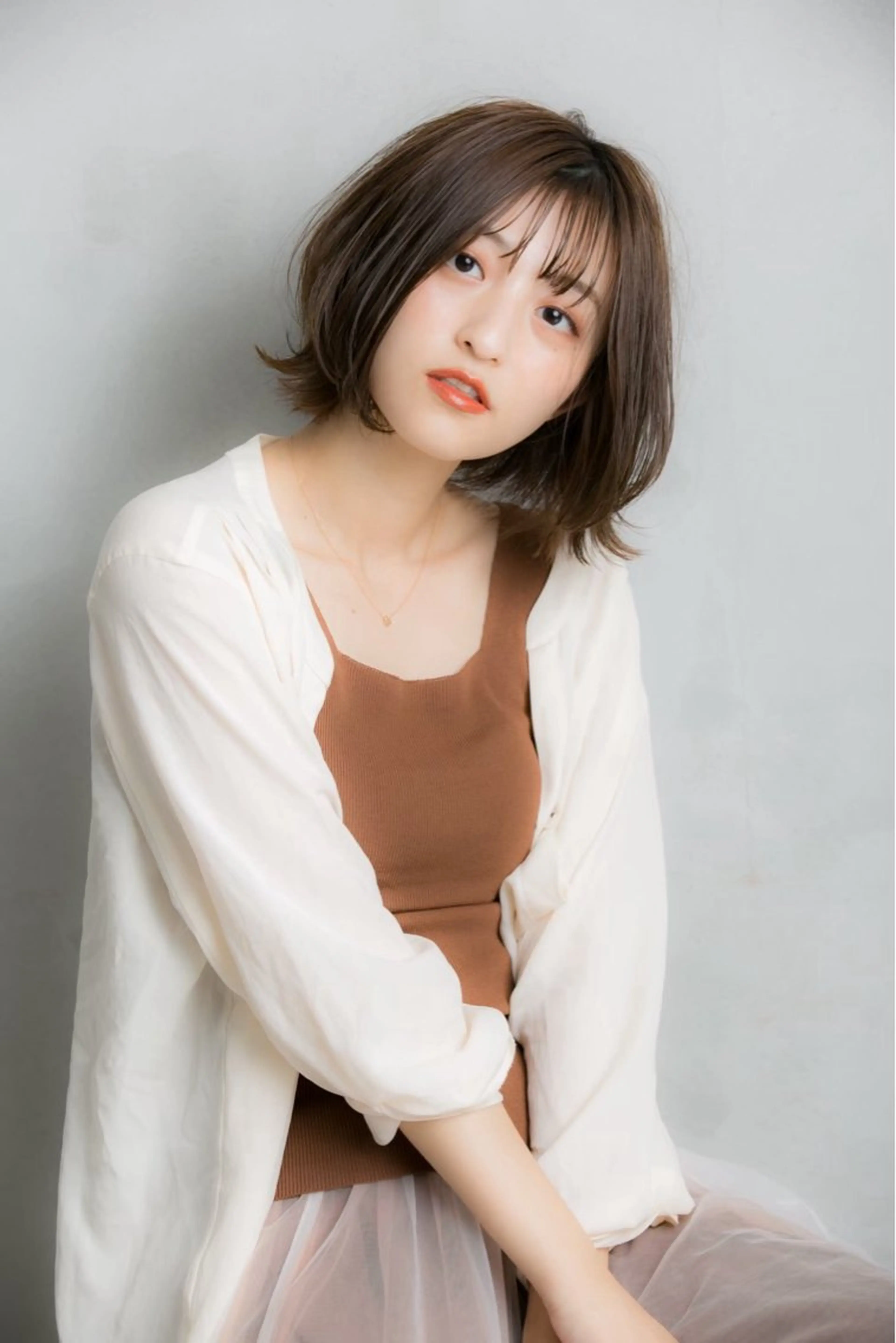 ショート カラー 小顔カット✨ 透明感カラー✨kyoのヘアスタイル