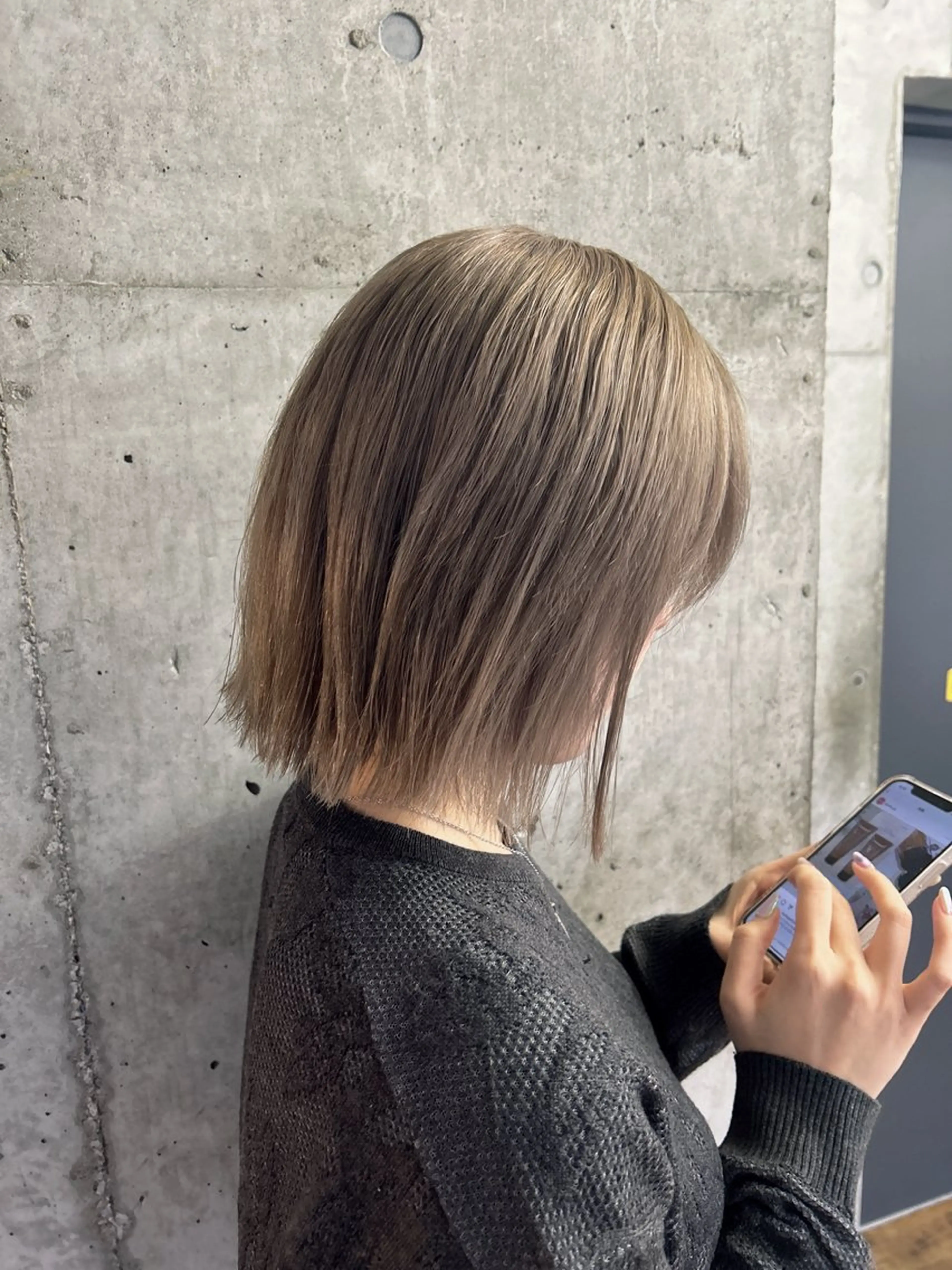 ミディアム カラー ヘアカラー トリートメント 🎨デザイン🥇 美髪・艶髪　日暮千敬のヘアスタイル