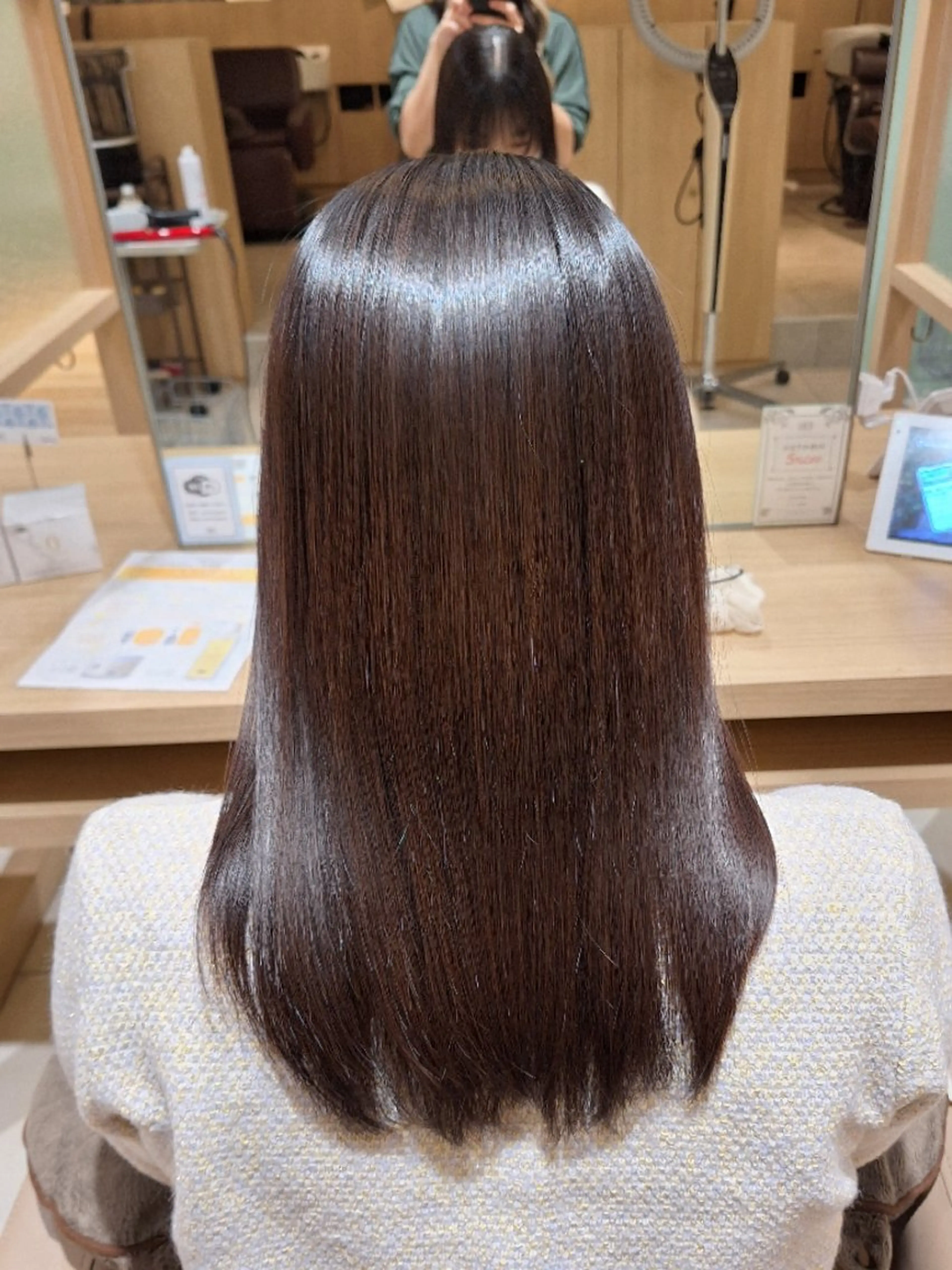 セミロング 髪質改善 トリートメント 艶髪🌼*･/安田 彩愛のヘアスタイル