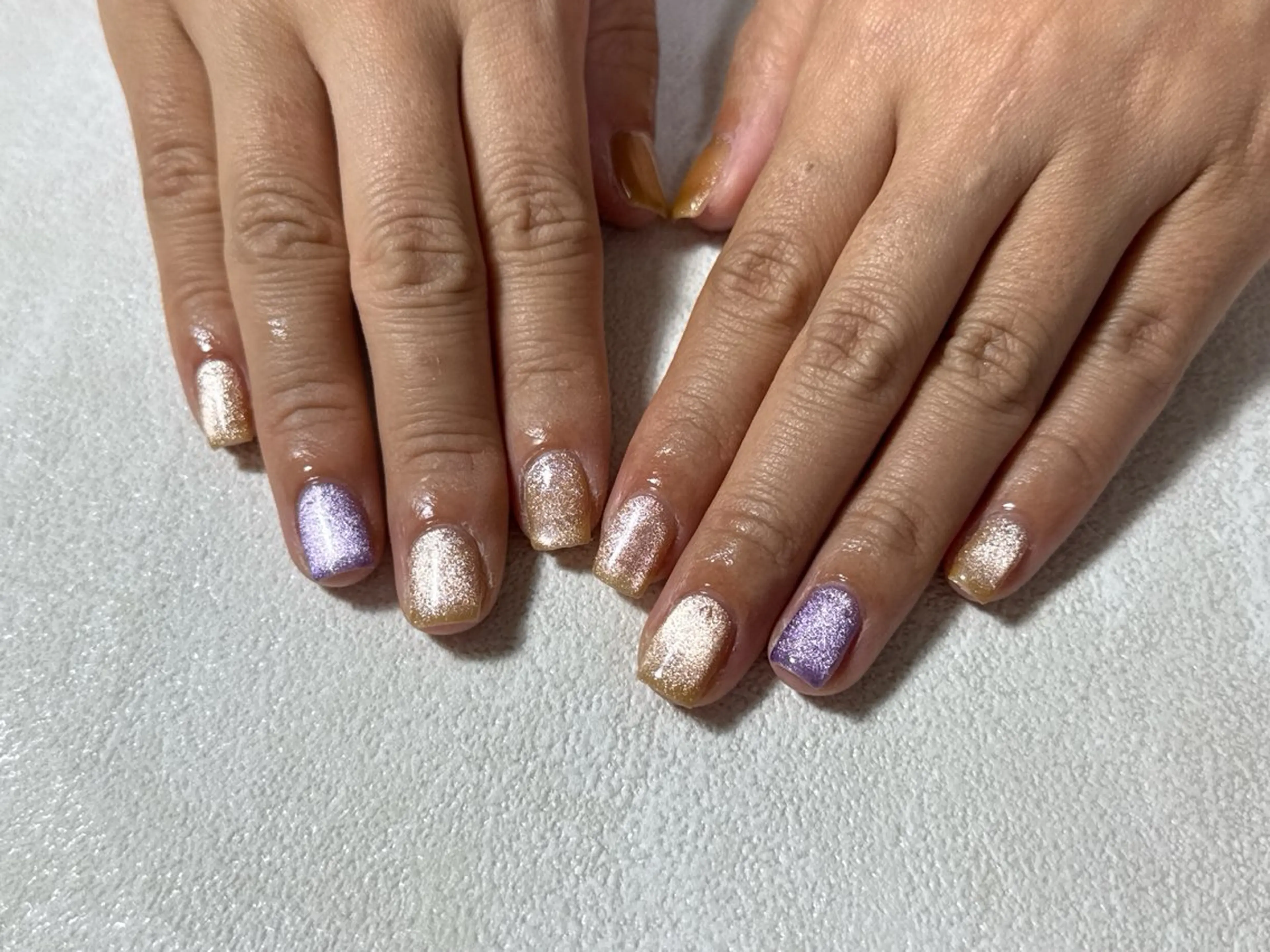 ネイル オーロラネイル フットネイル フレンチネイル ジェルネイル ハロウィン ハンドネイル Mogu nail 二子玉川のネイルデザイン