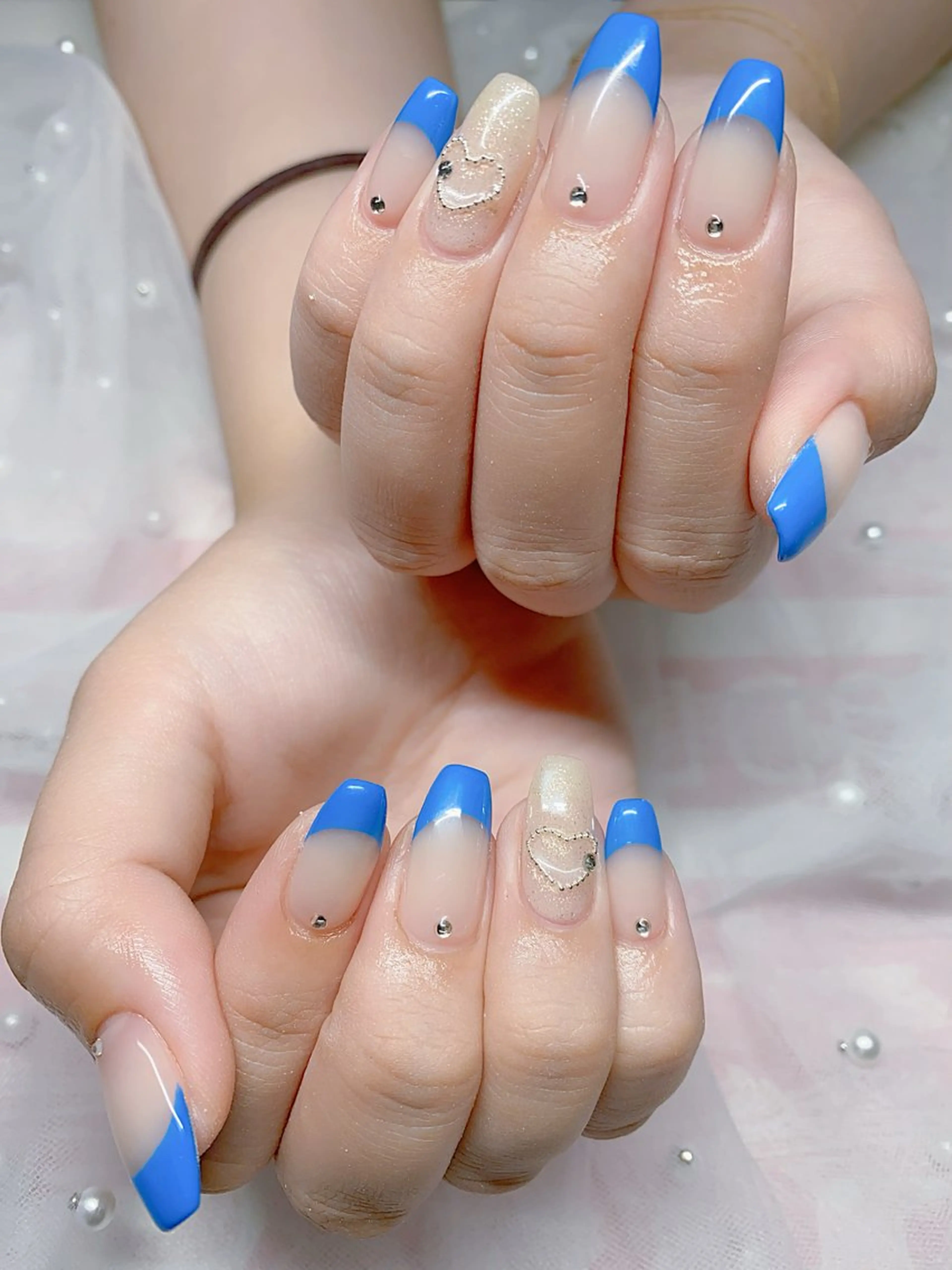ネイル フレンチネイル ハンドネイル Jasmine nailsalon所属・ジャスミン ネイルサロンのネイルデザイン