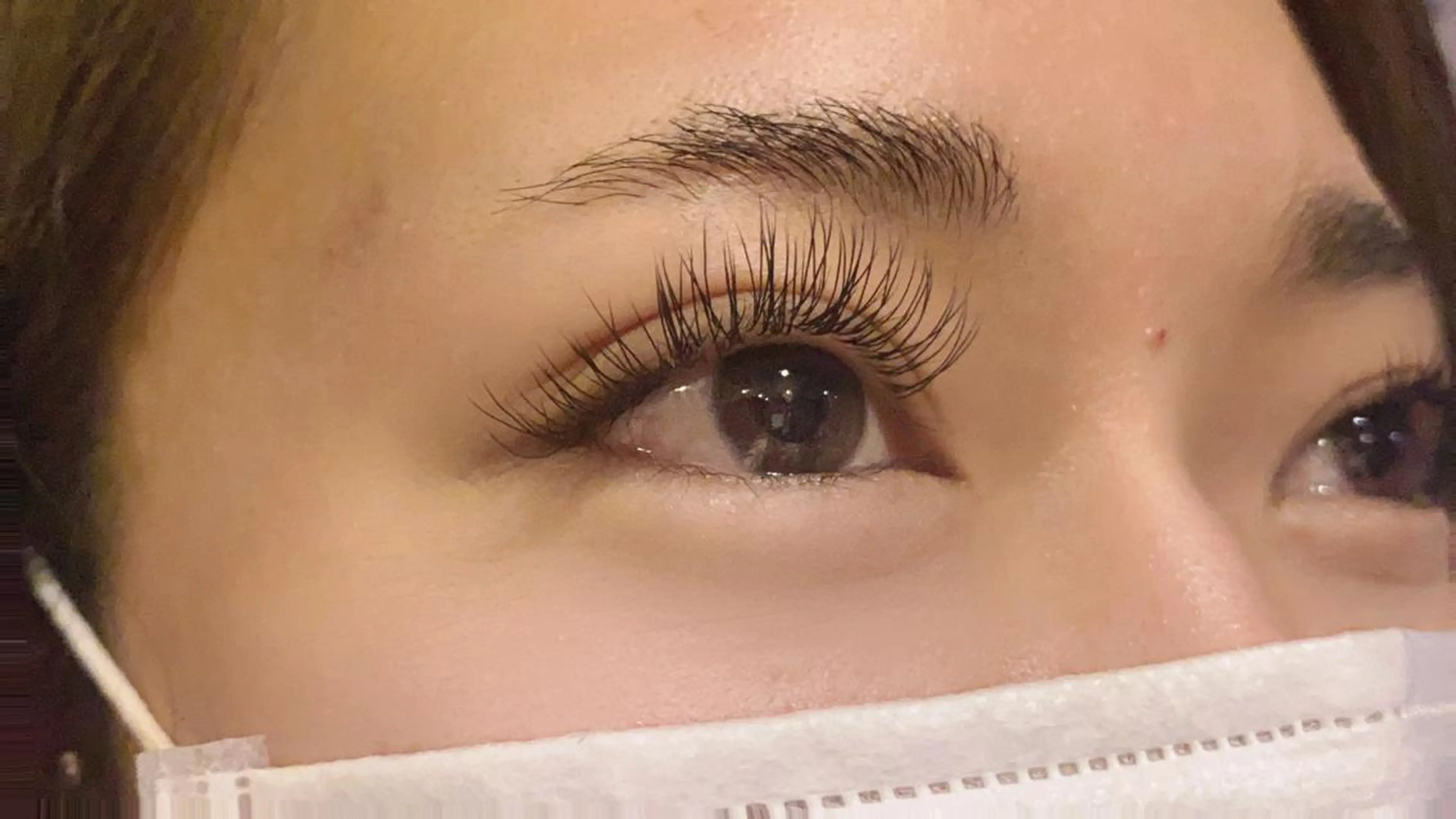 マツエク・マツパ 付け放題 フラットラッシュ MELIAnail&eyelash所属・角屋 ひとみのマツエク・マツパデザイン
