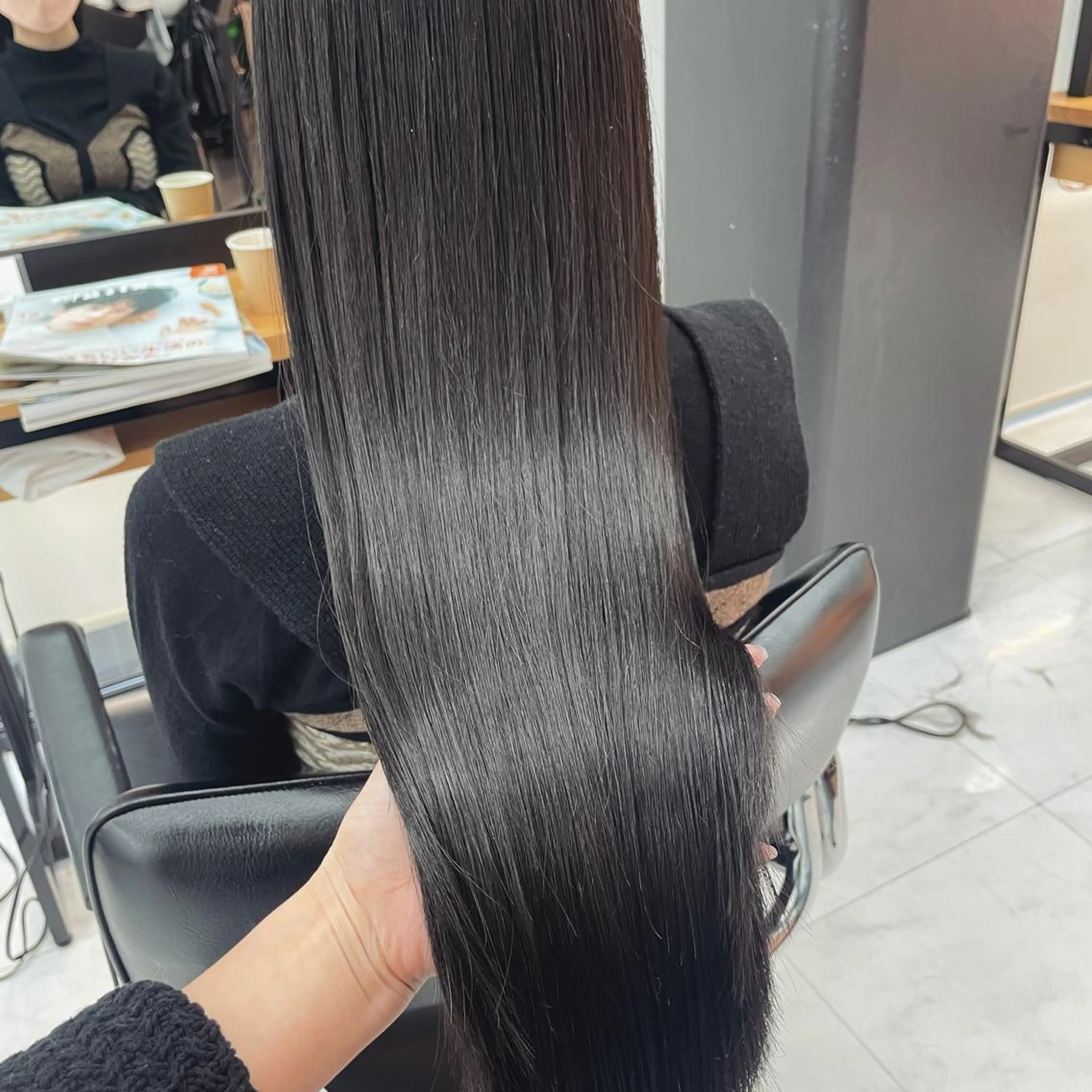 ロング カラー カット ヘアカラー トリートメント タカノ ノゾミのヘアスタイル