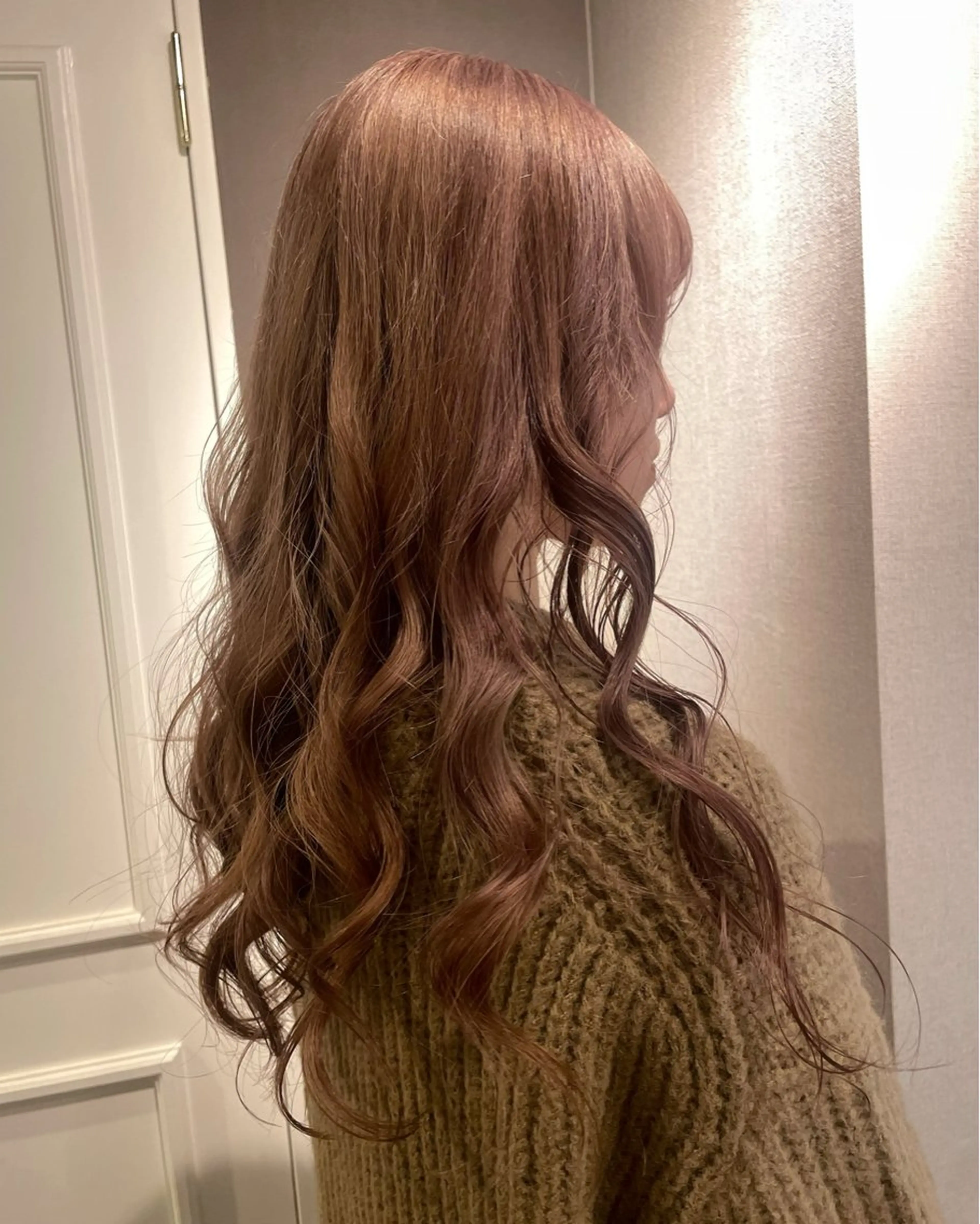 ロング カラー カット ヘアカラー トリートメント 佐野 えり奈のヘアスタイル