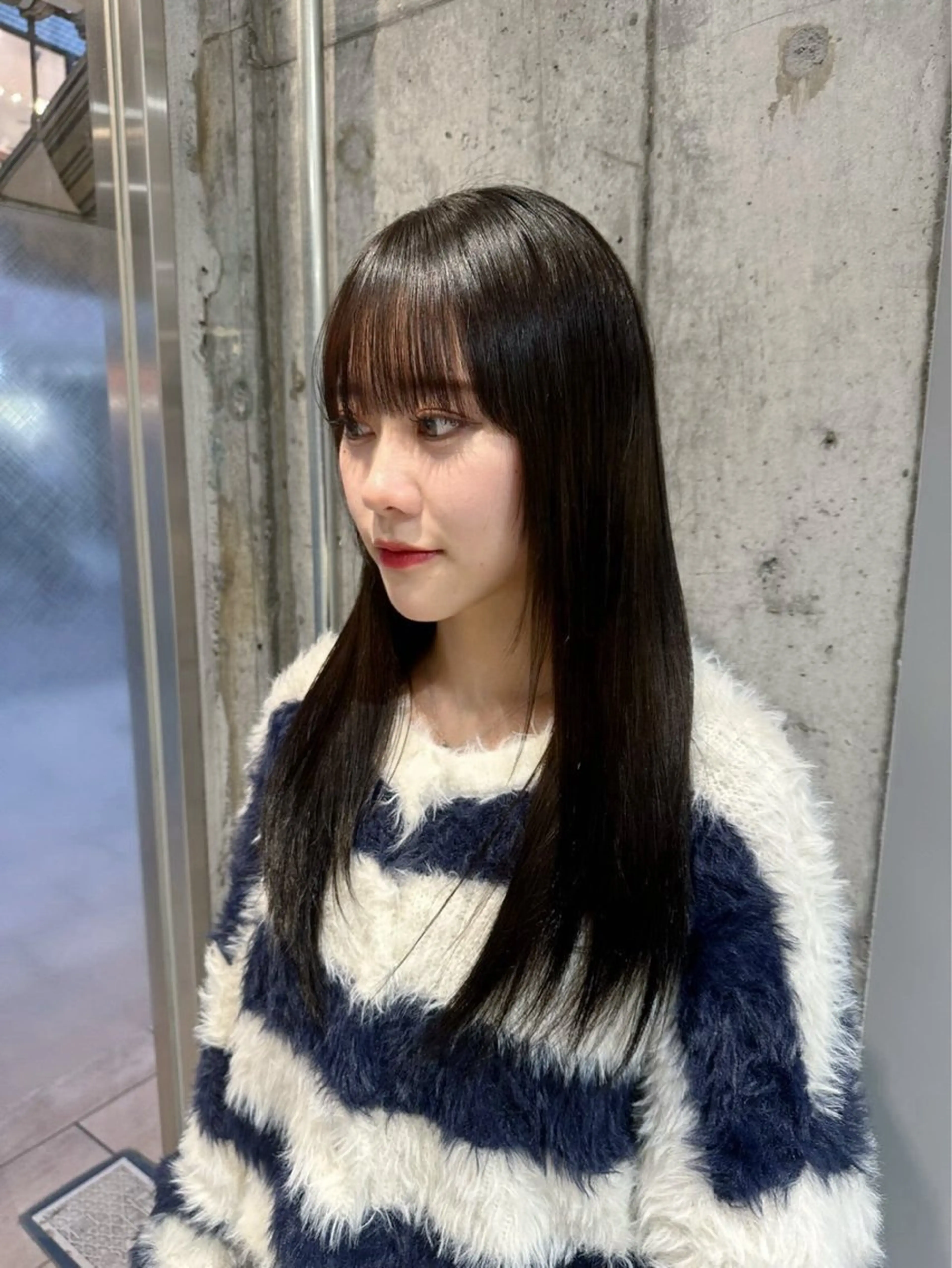 ロング トリートメント 縮毛矯正 🎀LUNA🎀 レイヤーカット✨のヘアスタイル