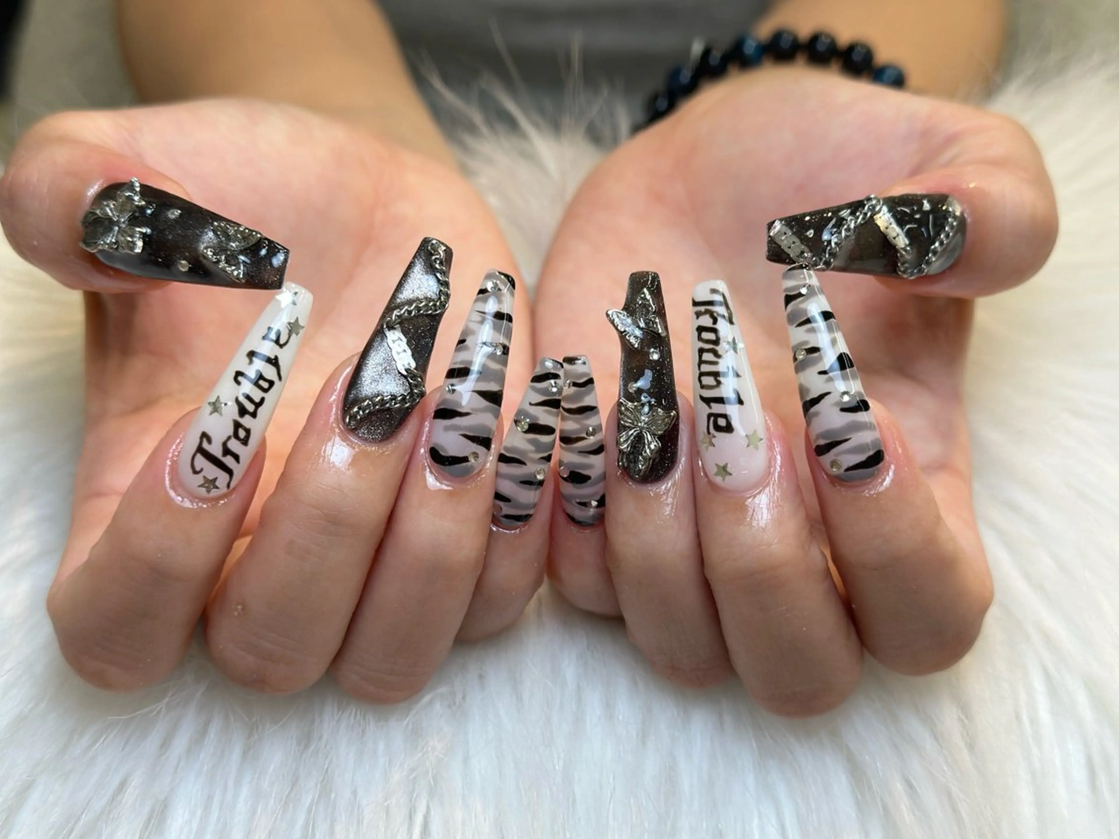 ネイル アートネイル ジェルネイル ハンドネイル JennNail_ マオのネイルデザイン