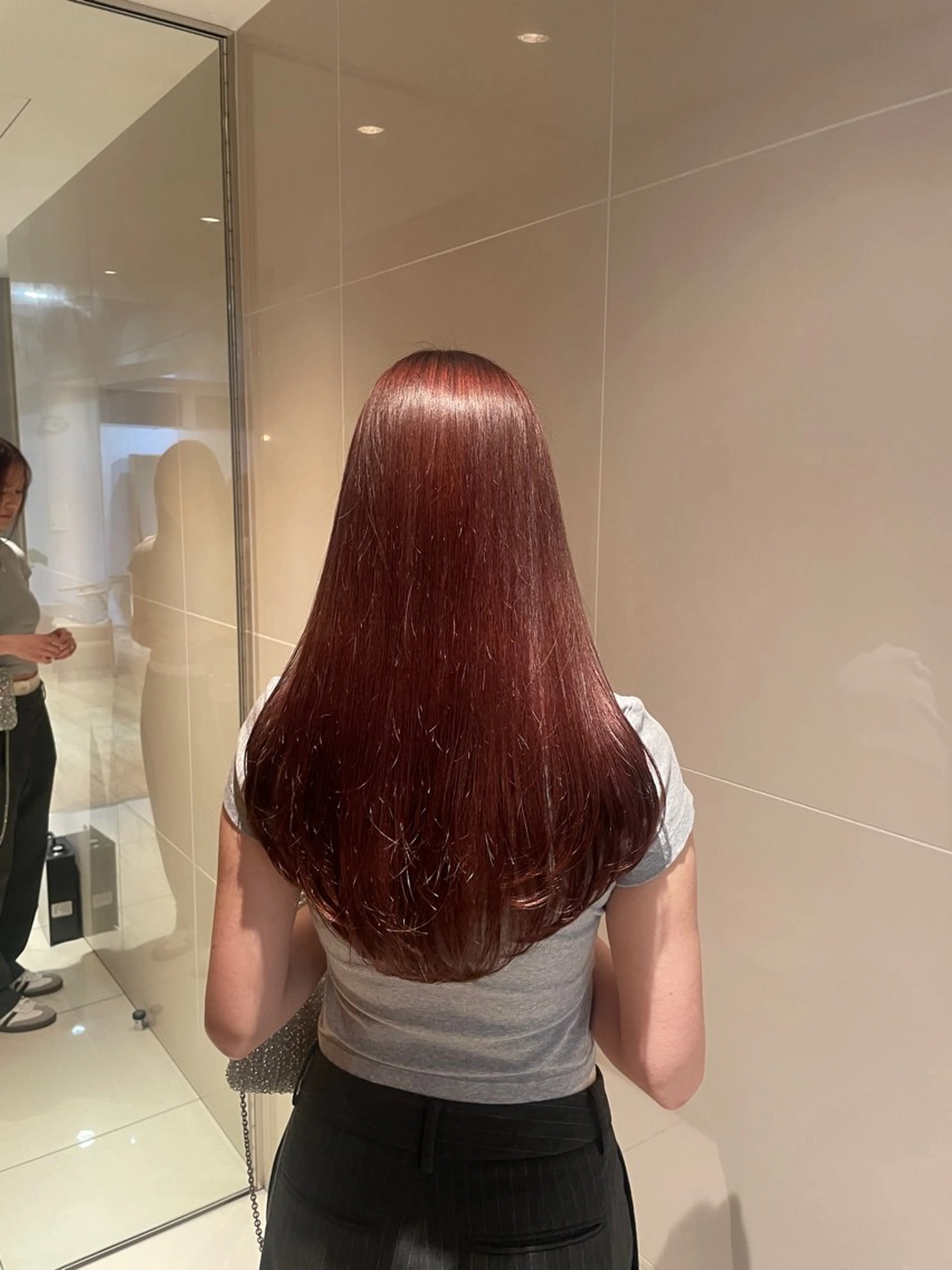カラー ブリーチ ブリーチなしカラー ピンクカラー カット ヘアカラー mixパーマ/暖色 カラー/ひかるのヘアスタイル