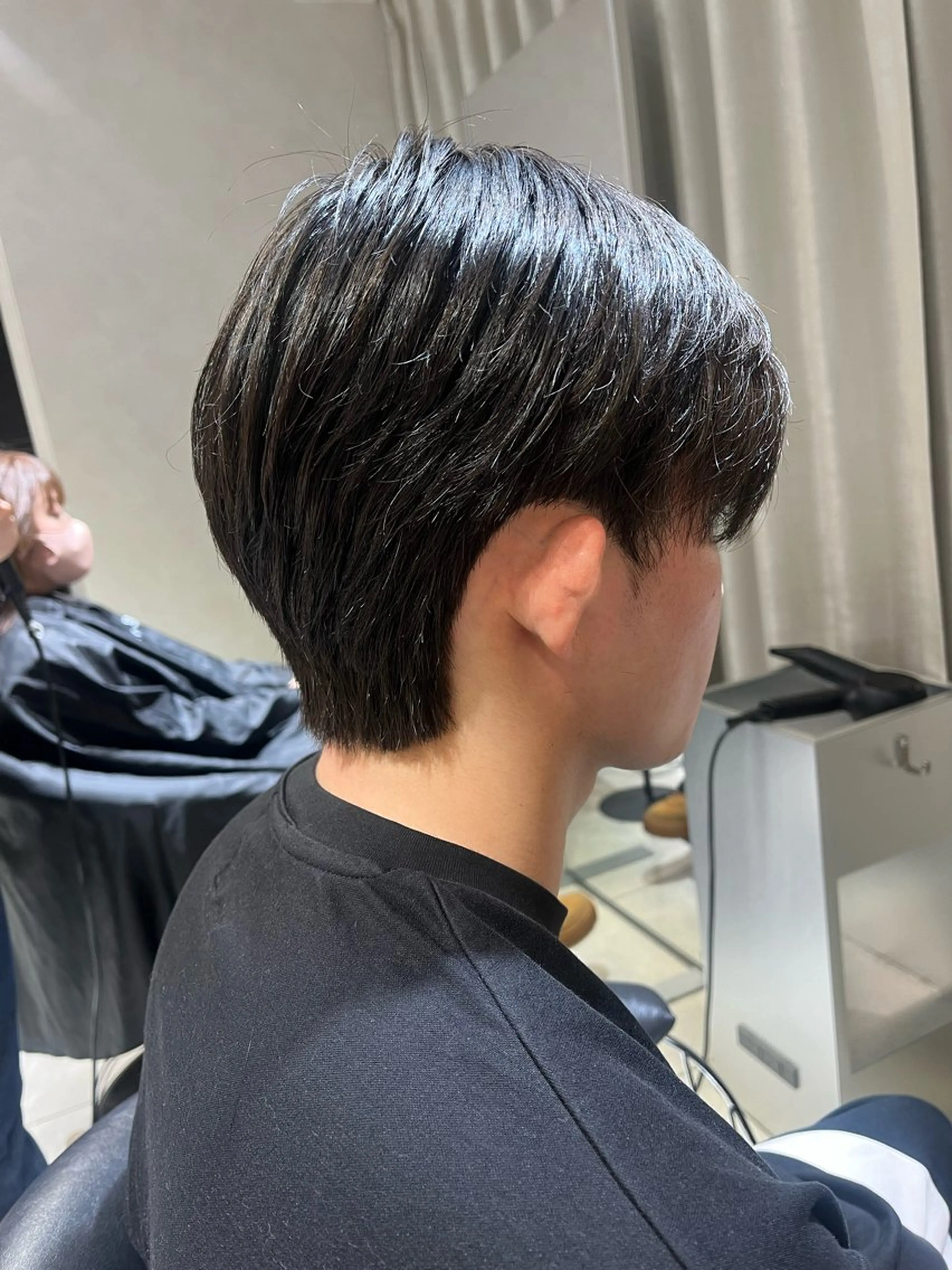 メンズ カット パーマ 韓国メンズ特化 ダウン・毛流れパーマのヘアスタイル