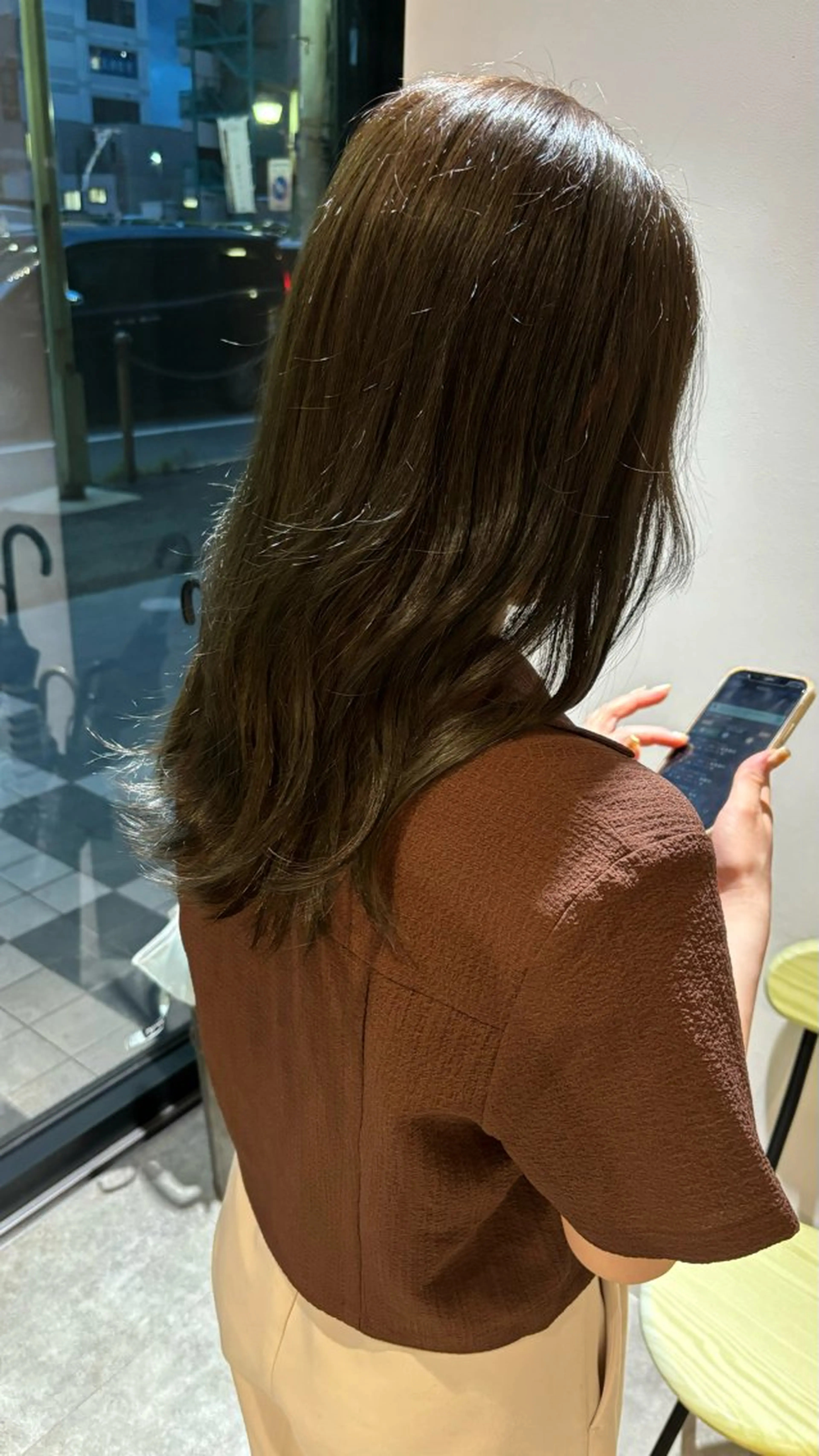 セミロング カラー non .のヘアスタイル