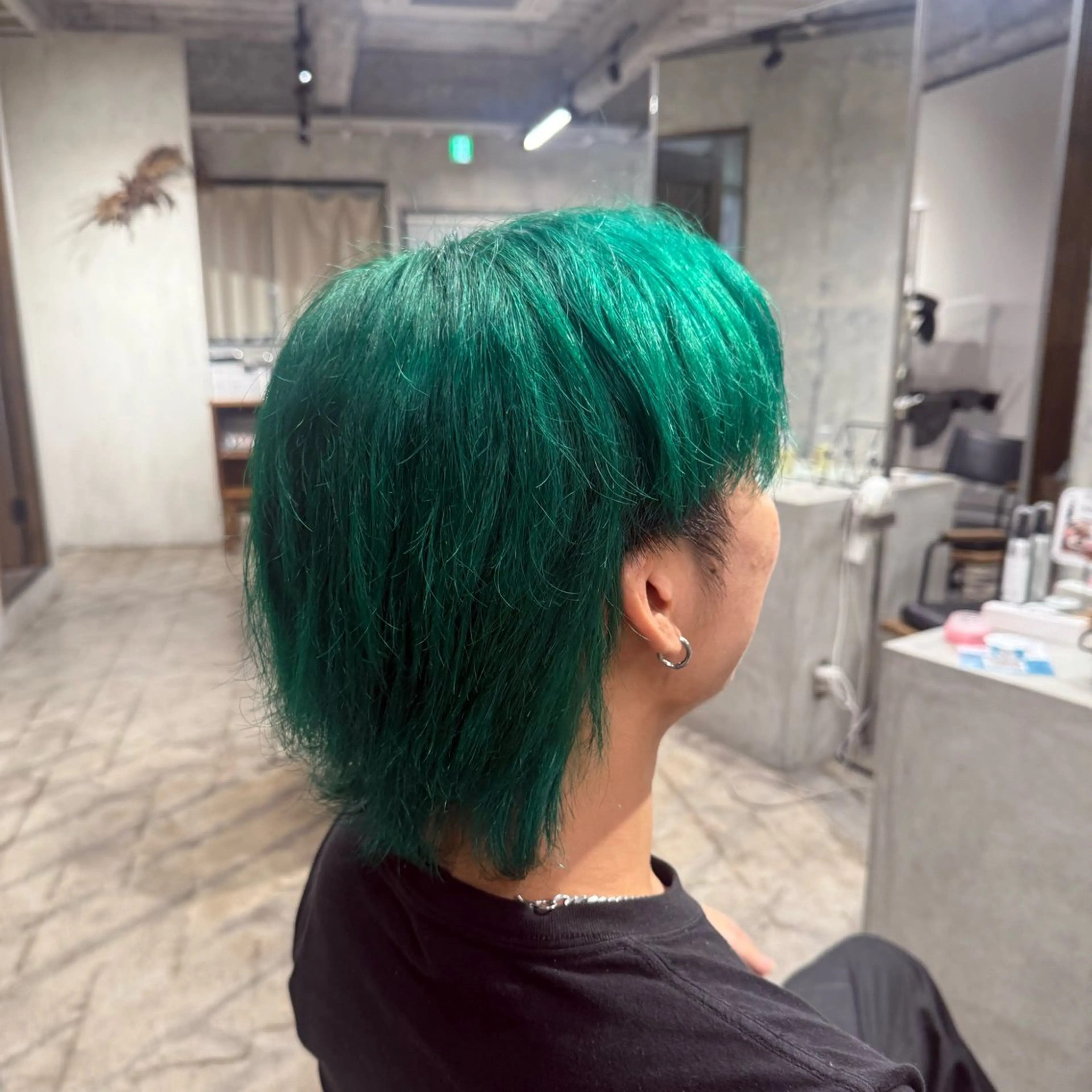 カラー パーマ メンズ 山本 彩美香のヘアスタイル