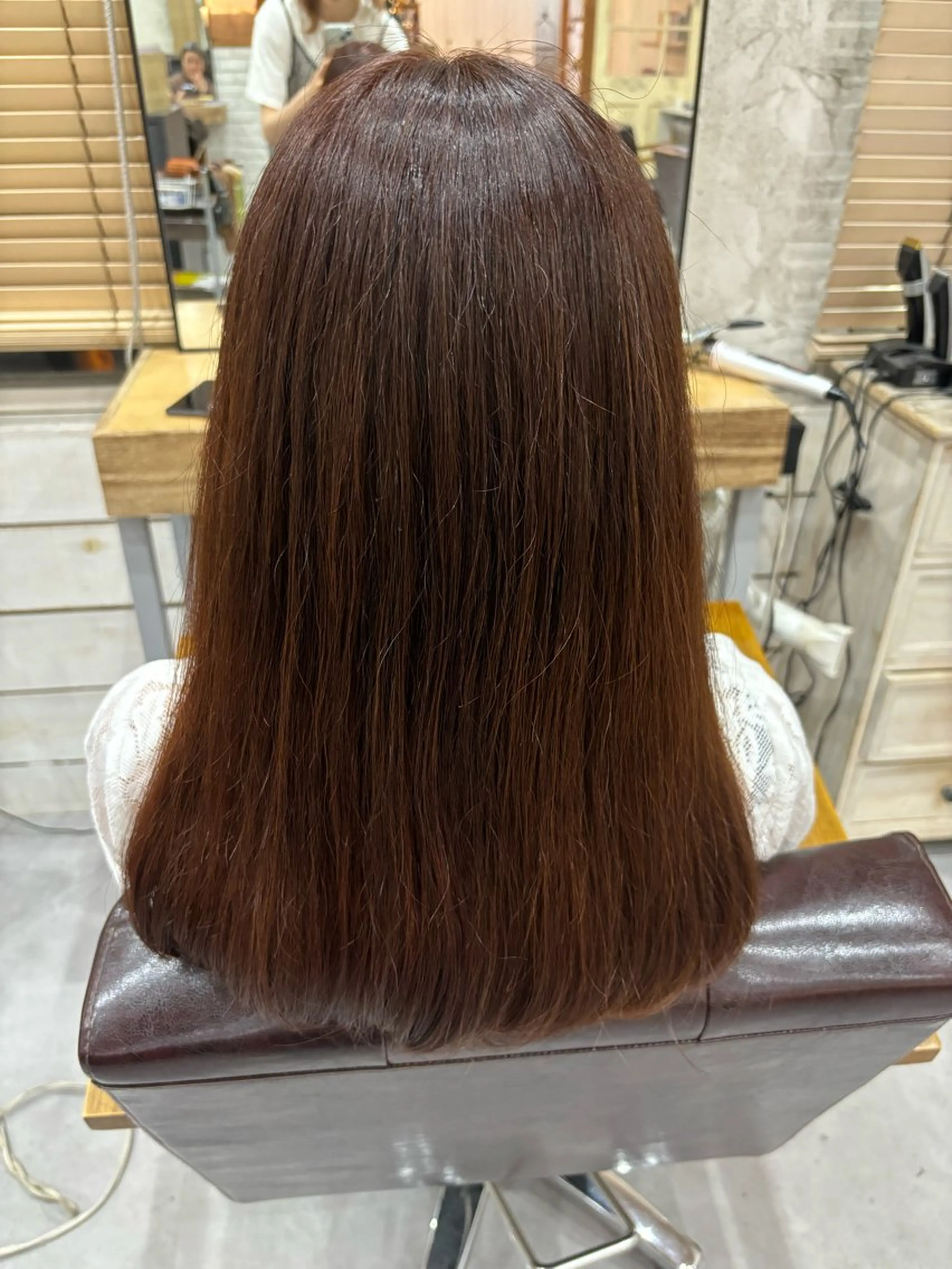 カラー ブリーチ ブラウンカラー ブリーチなしカラー ピンクカラー littlelink Mikuのヘアスタイル