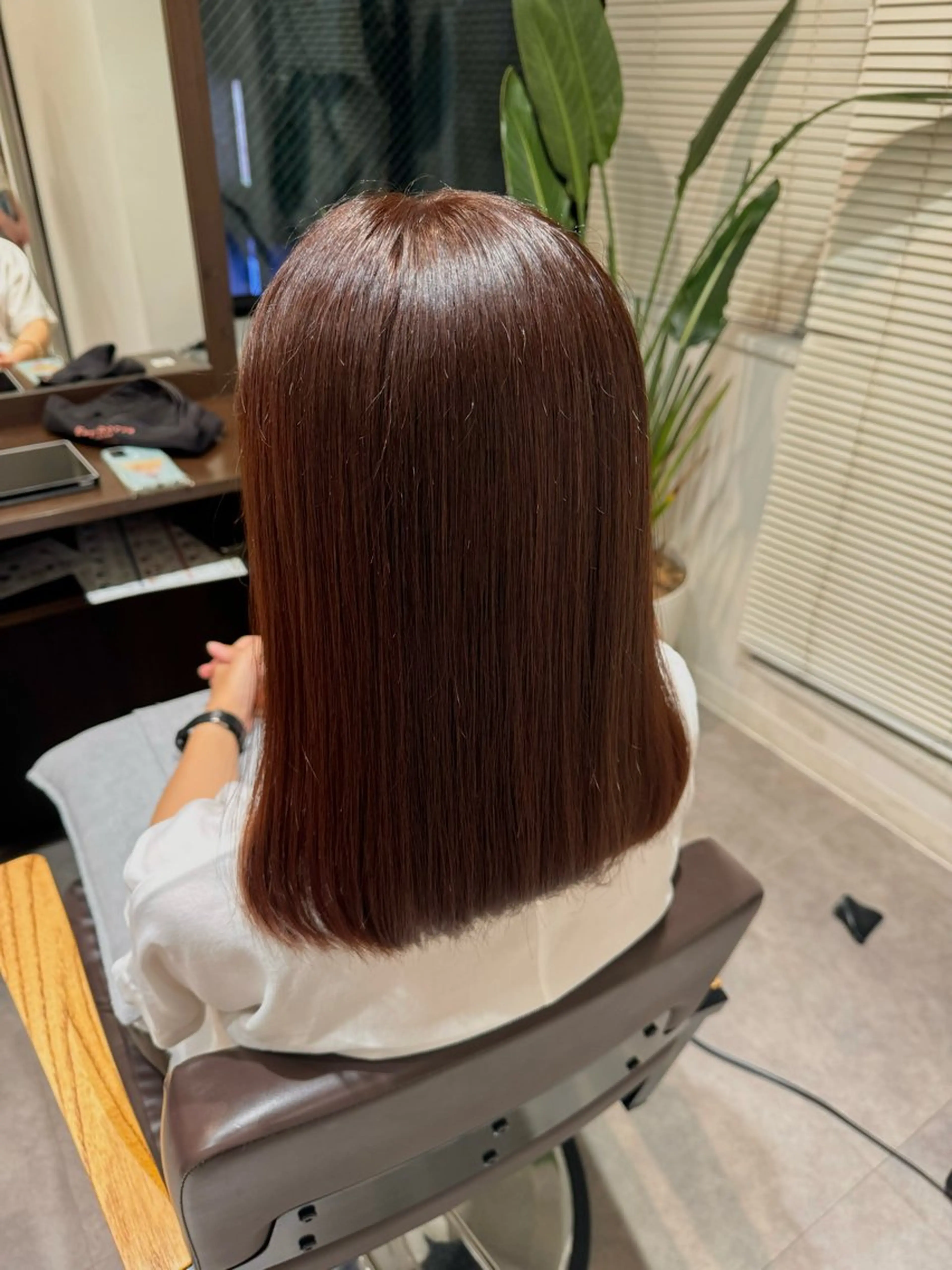カラー 艶髪ストレート /Riko🐰のヘアスタイル