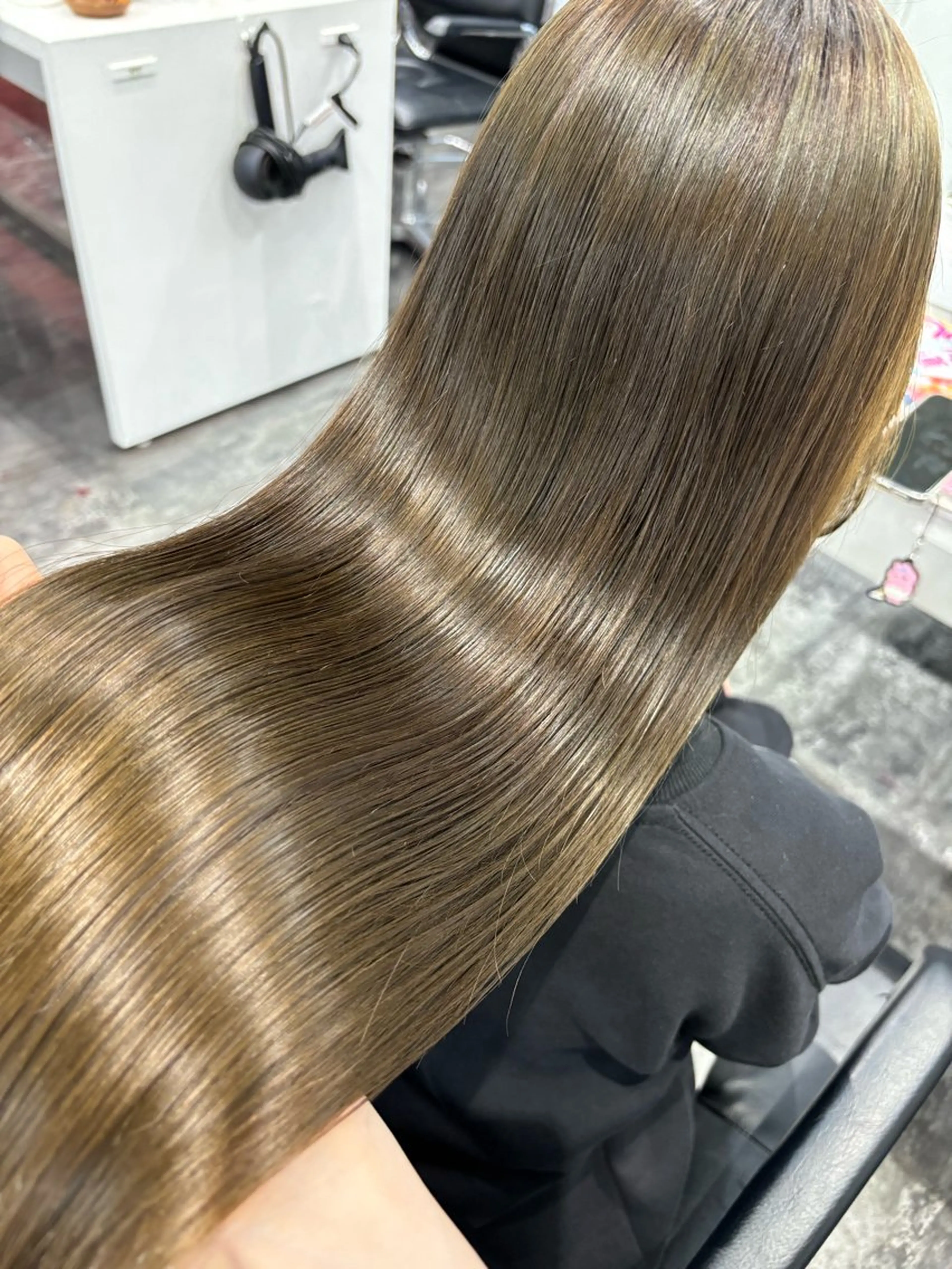 cut＋髪質改善treatment＋colorの写真