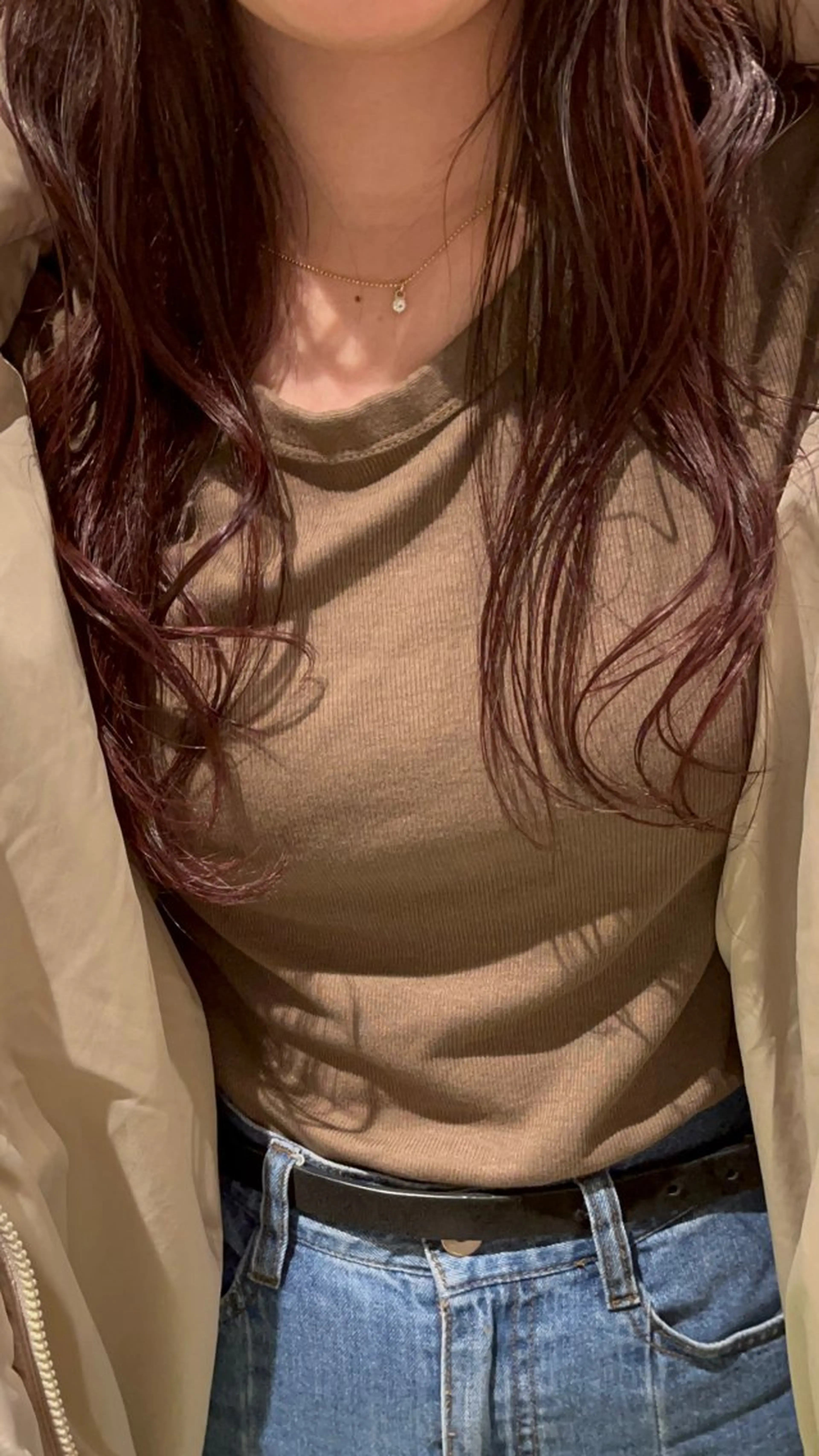 カラー ブリーチ ブラウンカラー ダブルカラー ブリーチなしカラー ヘアカラー koti所属・森下 日香理のヘアスタイル