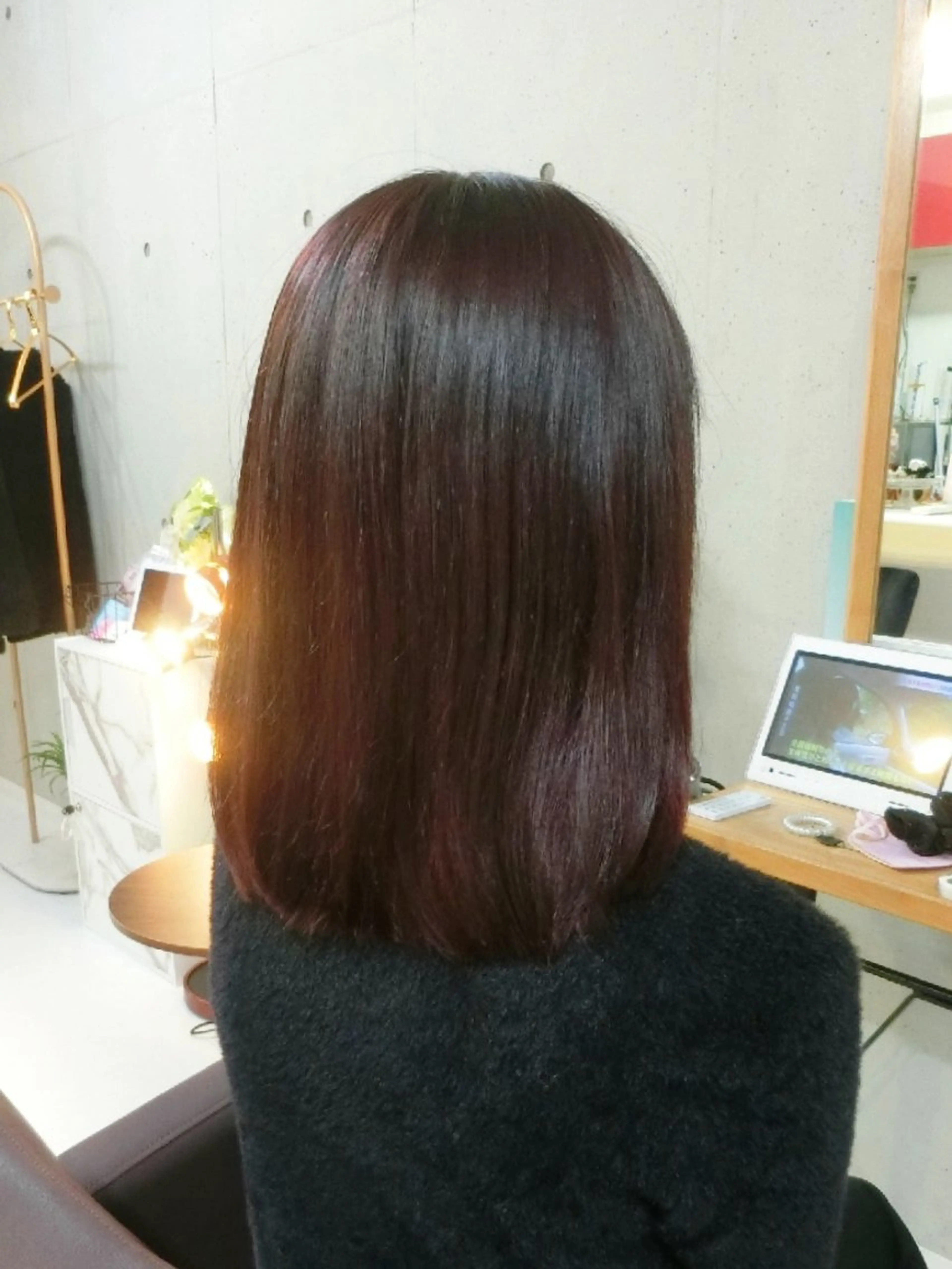 カラー ミディアム ma cherie 　naoのヘアスタイル