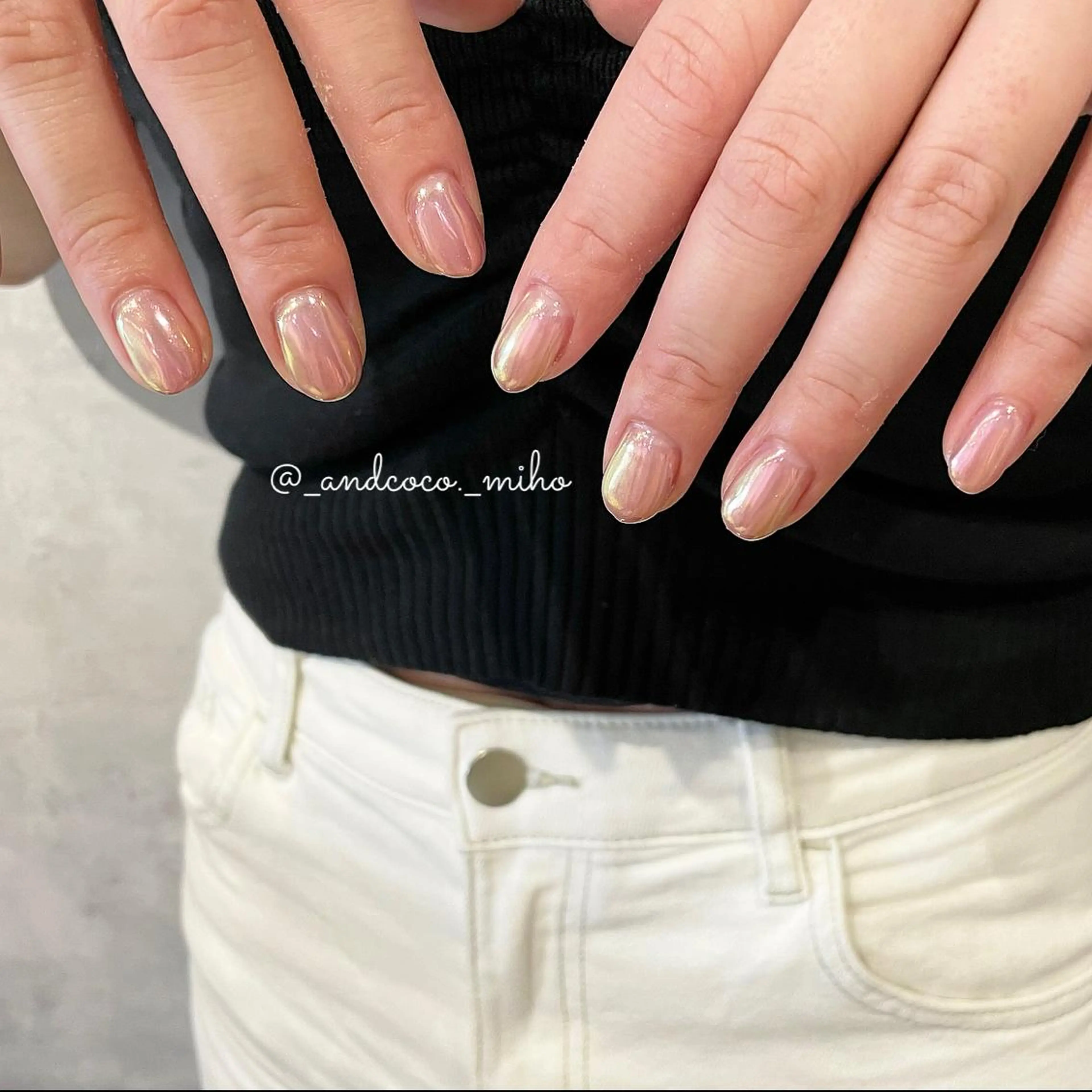 ネイル ハンドネイル And  & coco. eyelash & nail所属・Nailist〻 mihoのネイルデザイン