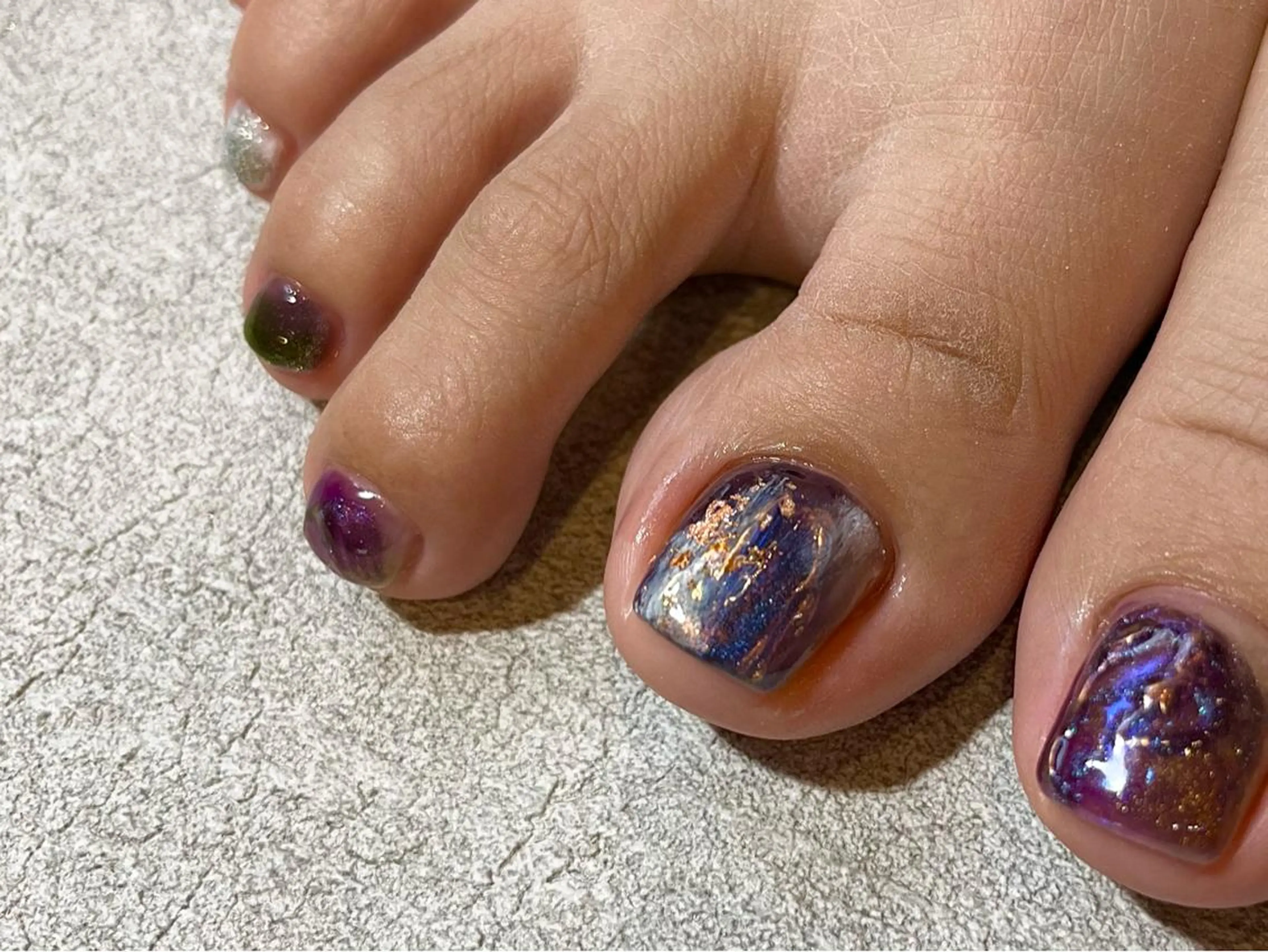 ネイル フットネイル 小河 仁美のネイルデザイン