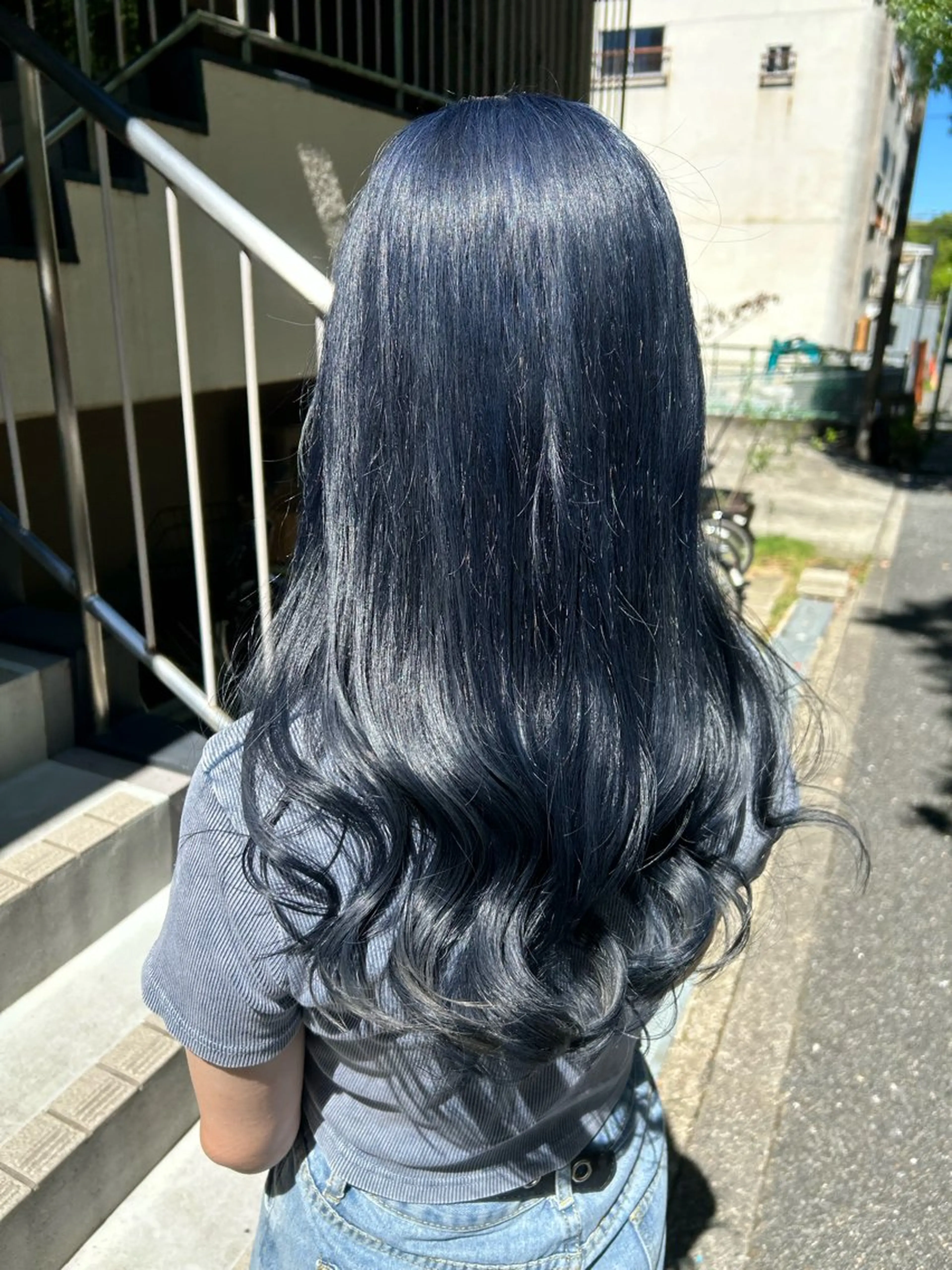 ロング カラー 真鍋 哲大のヘアスタイル