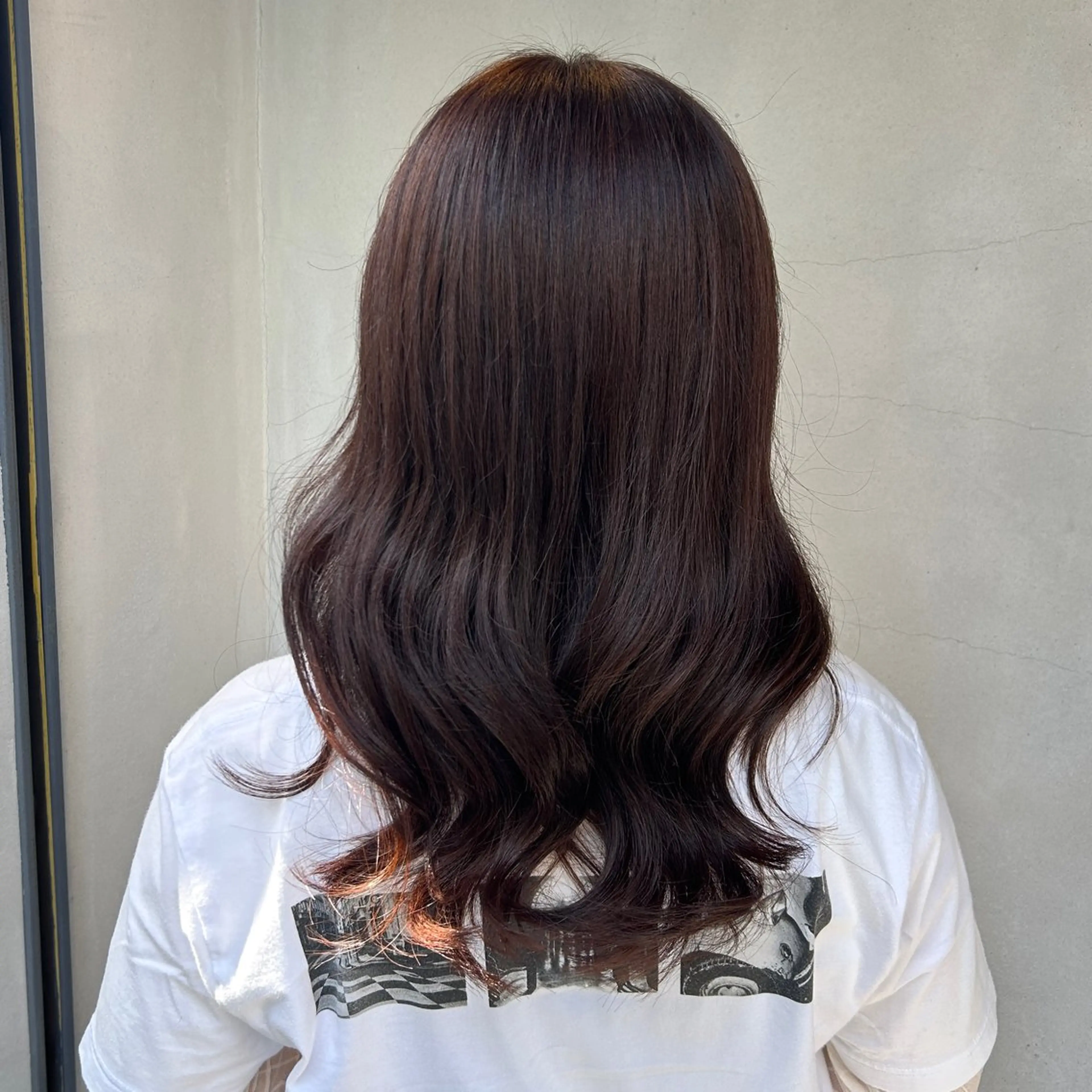 セミロング カラー 🤍江坂 ハヤシアヤナ🤍のヘアスタイル