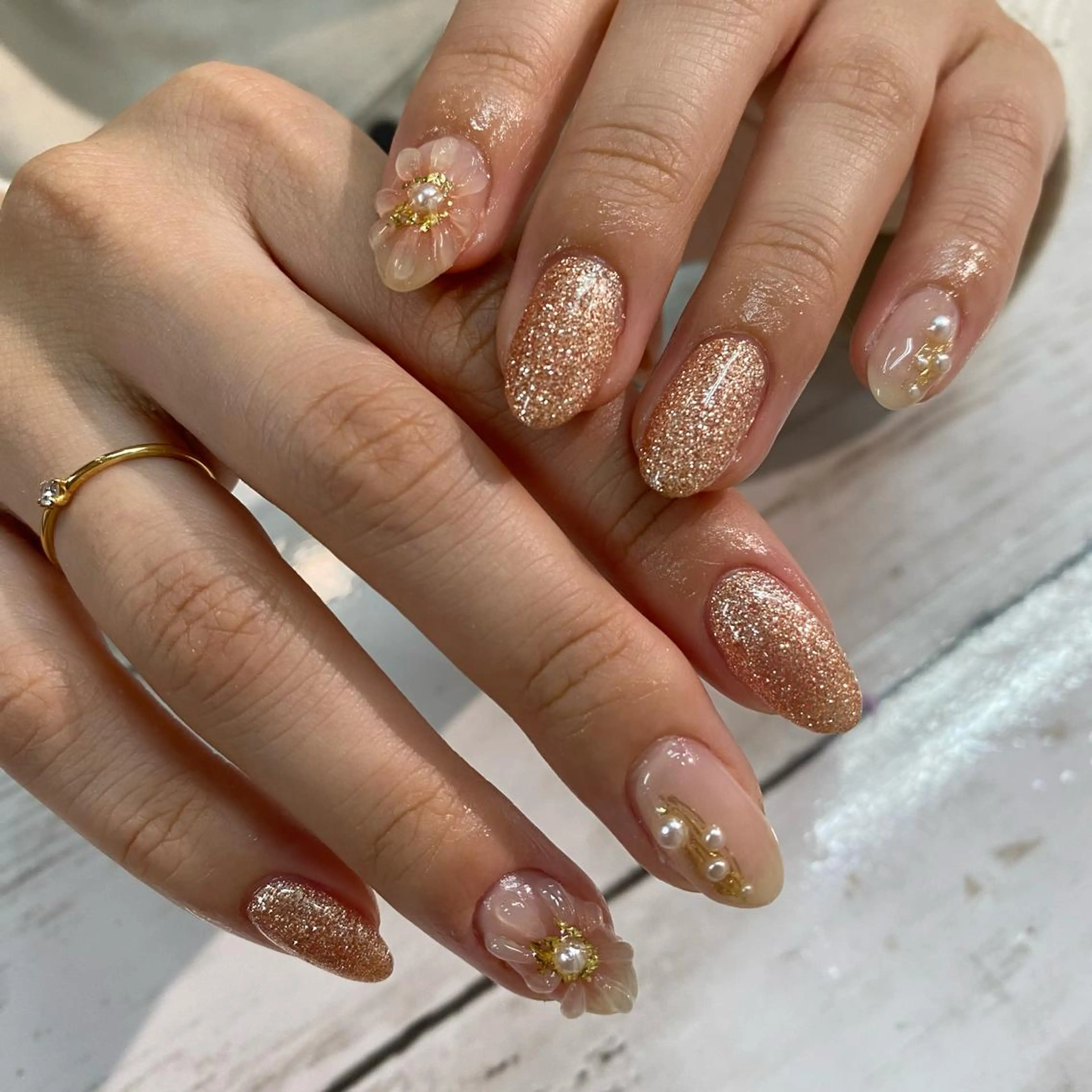 ネイル ジェルネイル ニュアンスネイル パラジェル シンプルネイル 春ネイル Bianca浦和🪽 藤岡のネイルデザイン