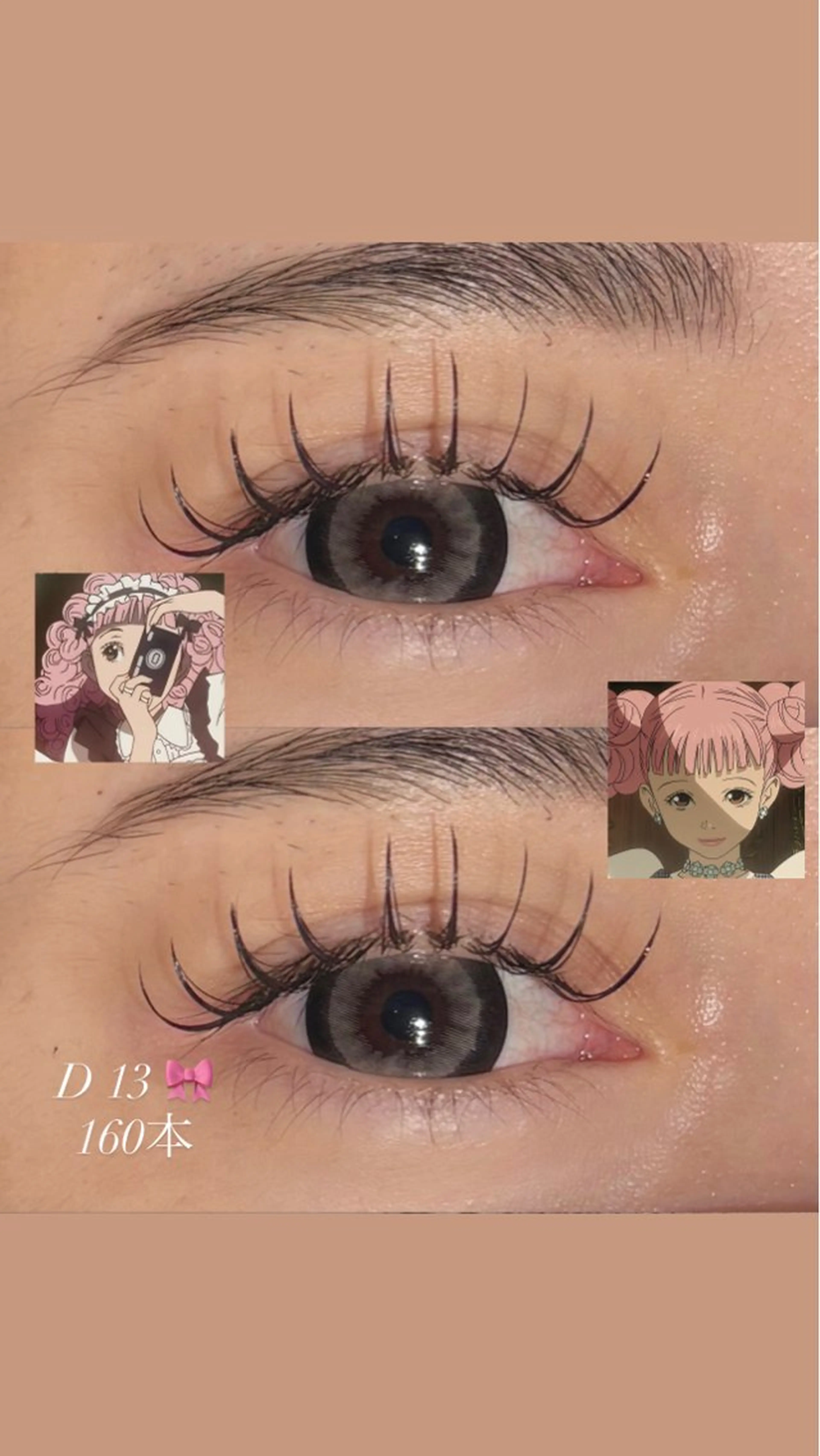 マツエク・マツパ パリジェンヌラッシュリフト 一重×まつ毛パーマ マツエク fein. kaho︎♡の眉毛・アイブロウイメージ