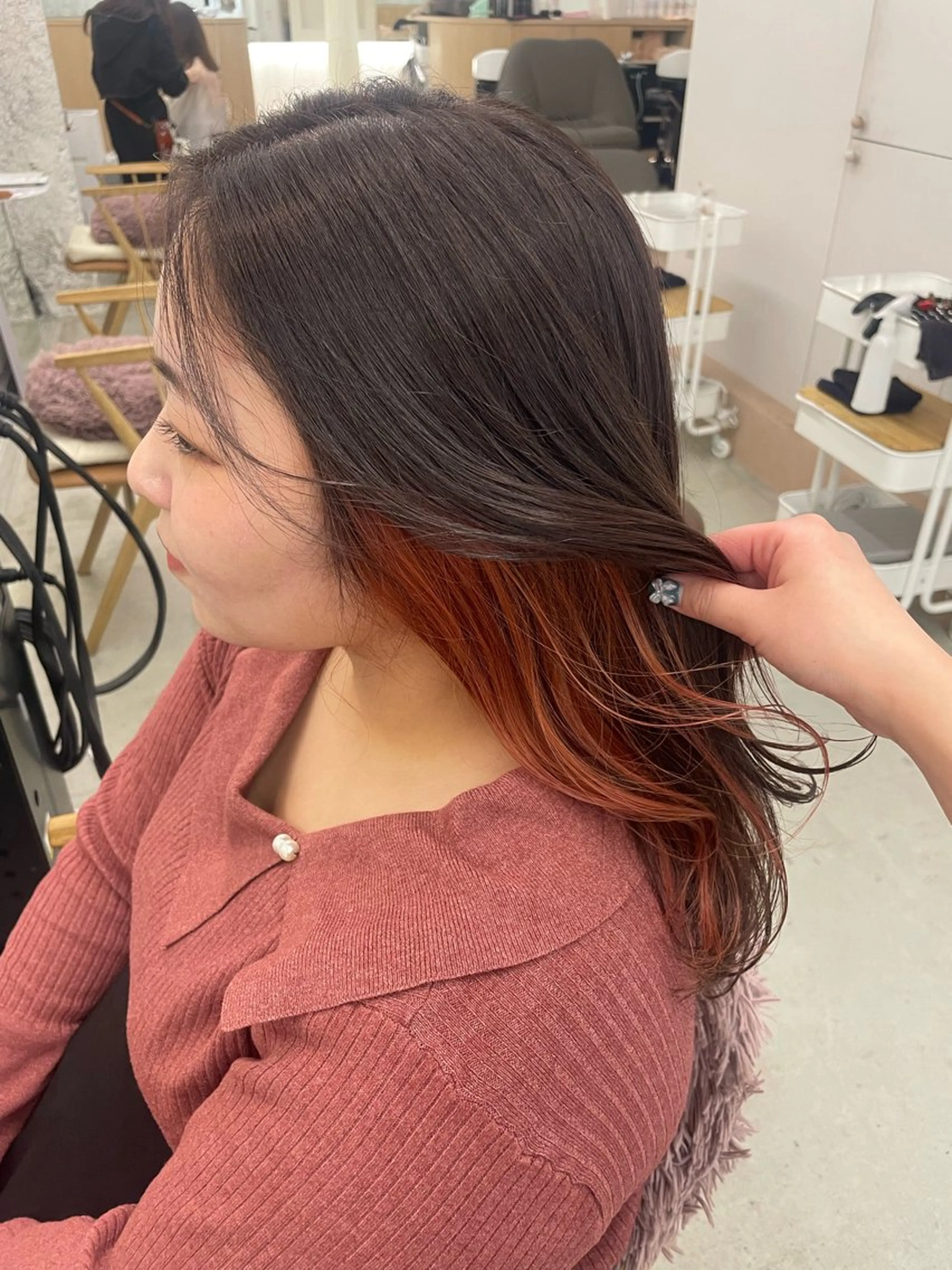 カラー カット ヘアカラー トリートメント 🪷花屋併設🪷 山下悠月のヘアスタイル