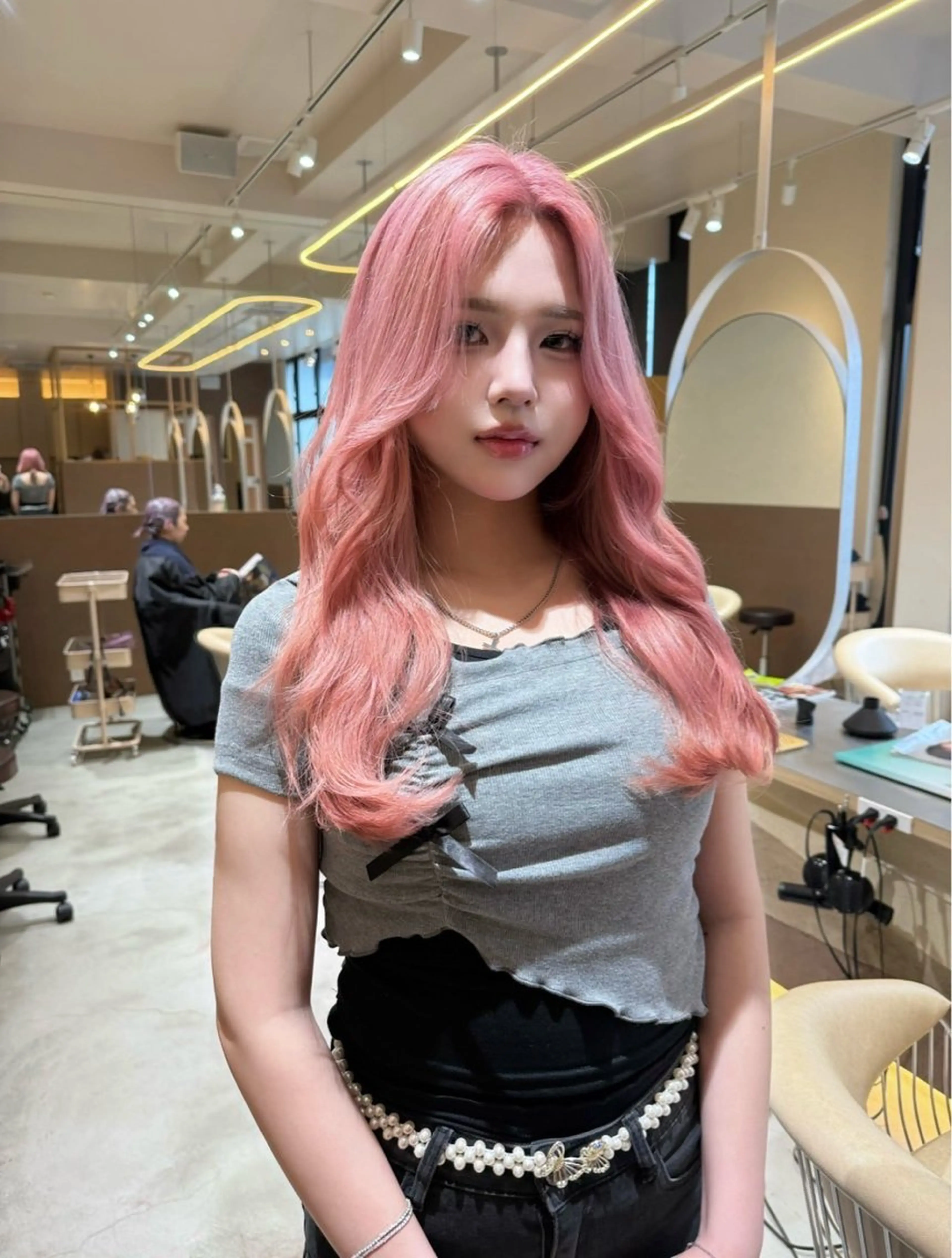 ロング カラー La fith hair ruu.所属・lafithhair ruu.南本庄のヘアスタイル