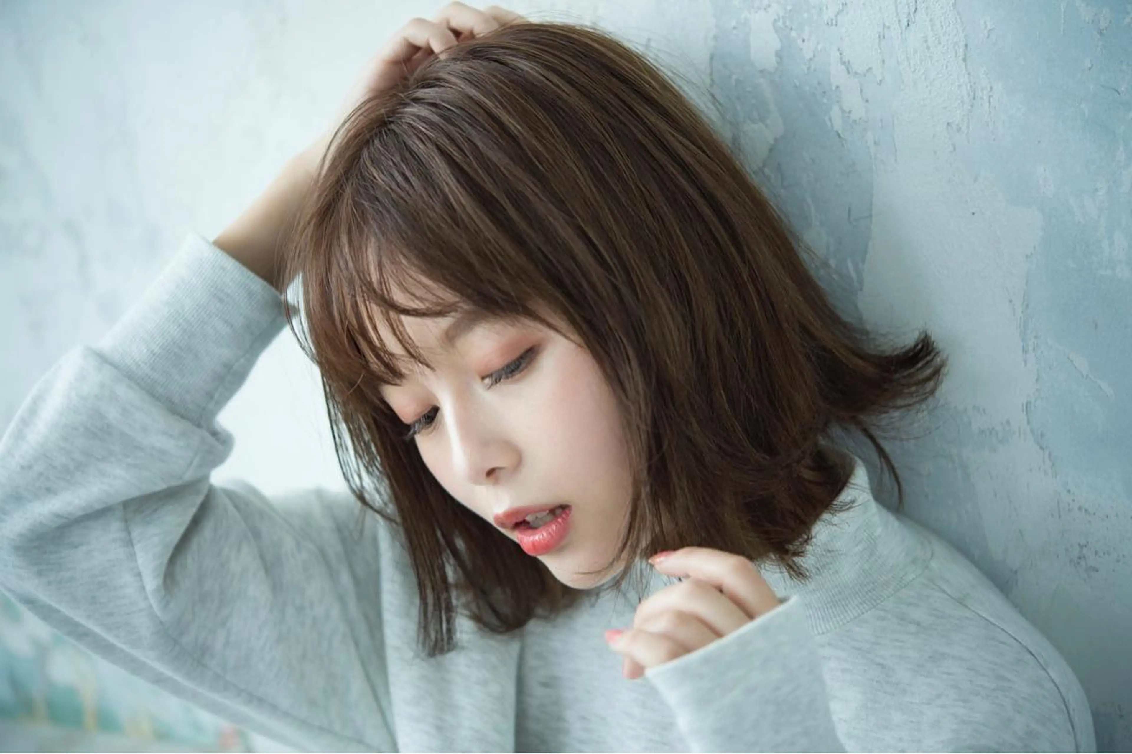 ミディアム カラー バレイヤージュカラー 特化美容師✨星皓太のヘアスタイル