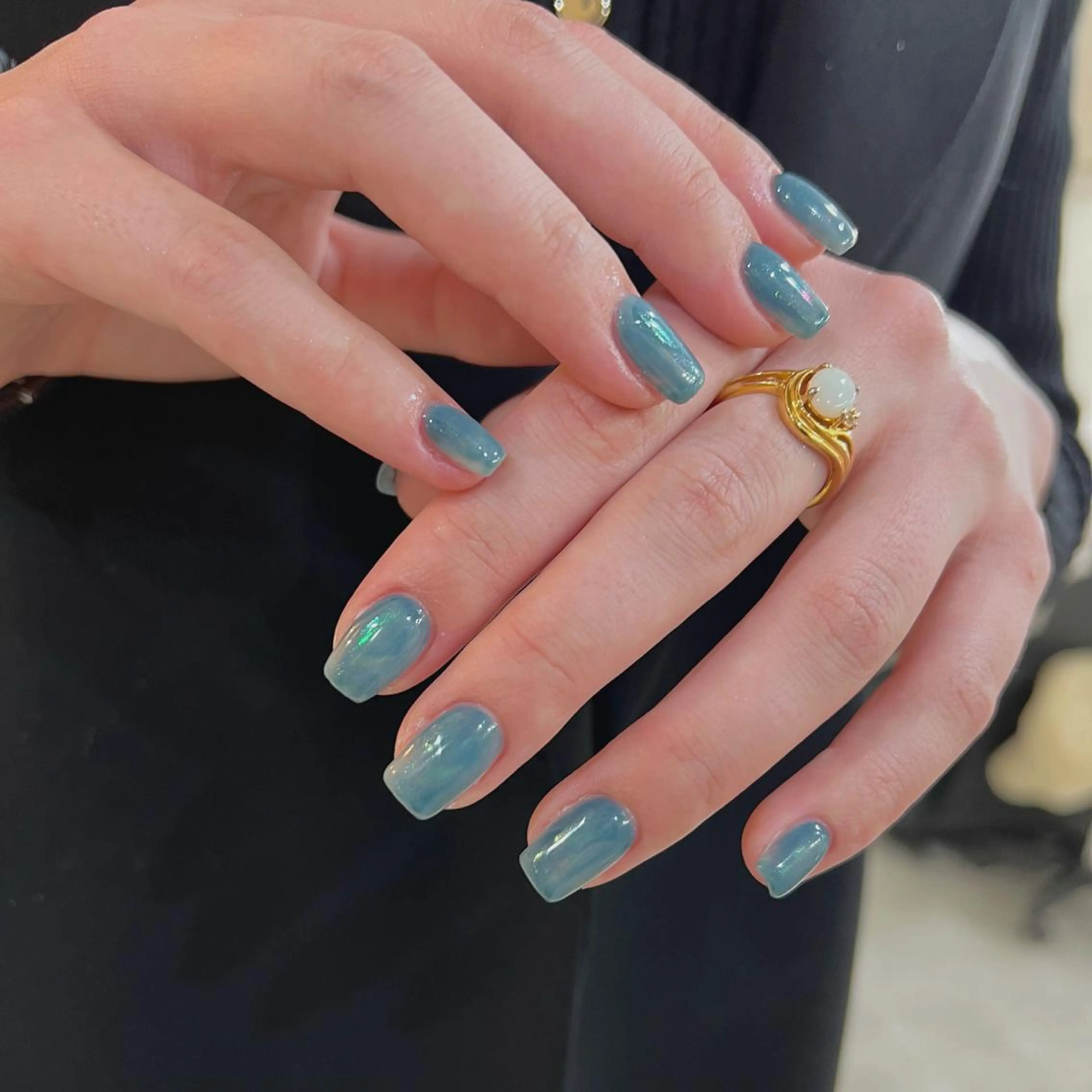 ネイル グリーン 酒井 サカイのネイルデザイン