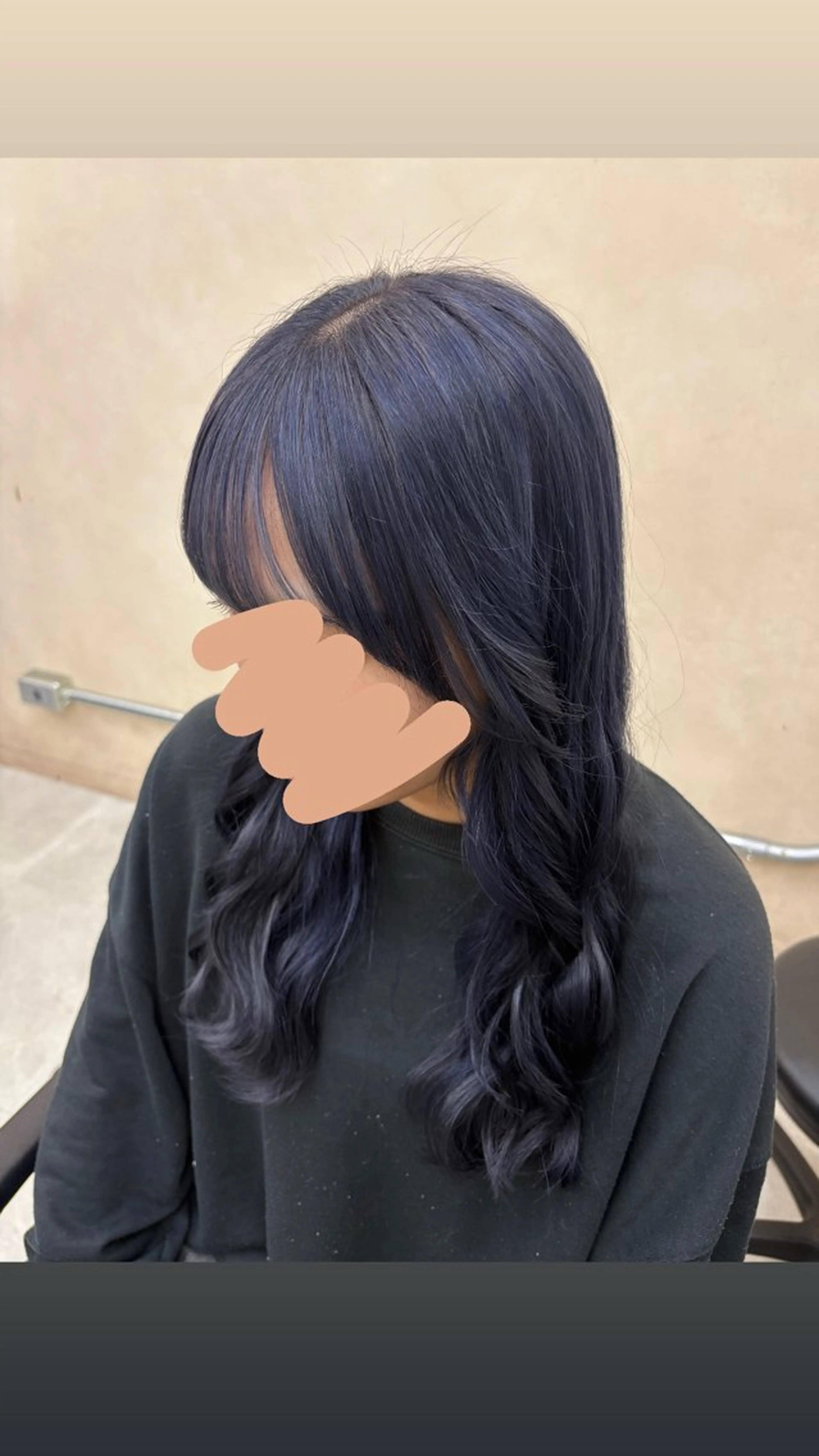 ロング カラー ブルーカラー ネイビーカラー grow所属・Ruka 🎀のヘアスタイル