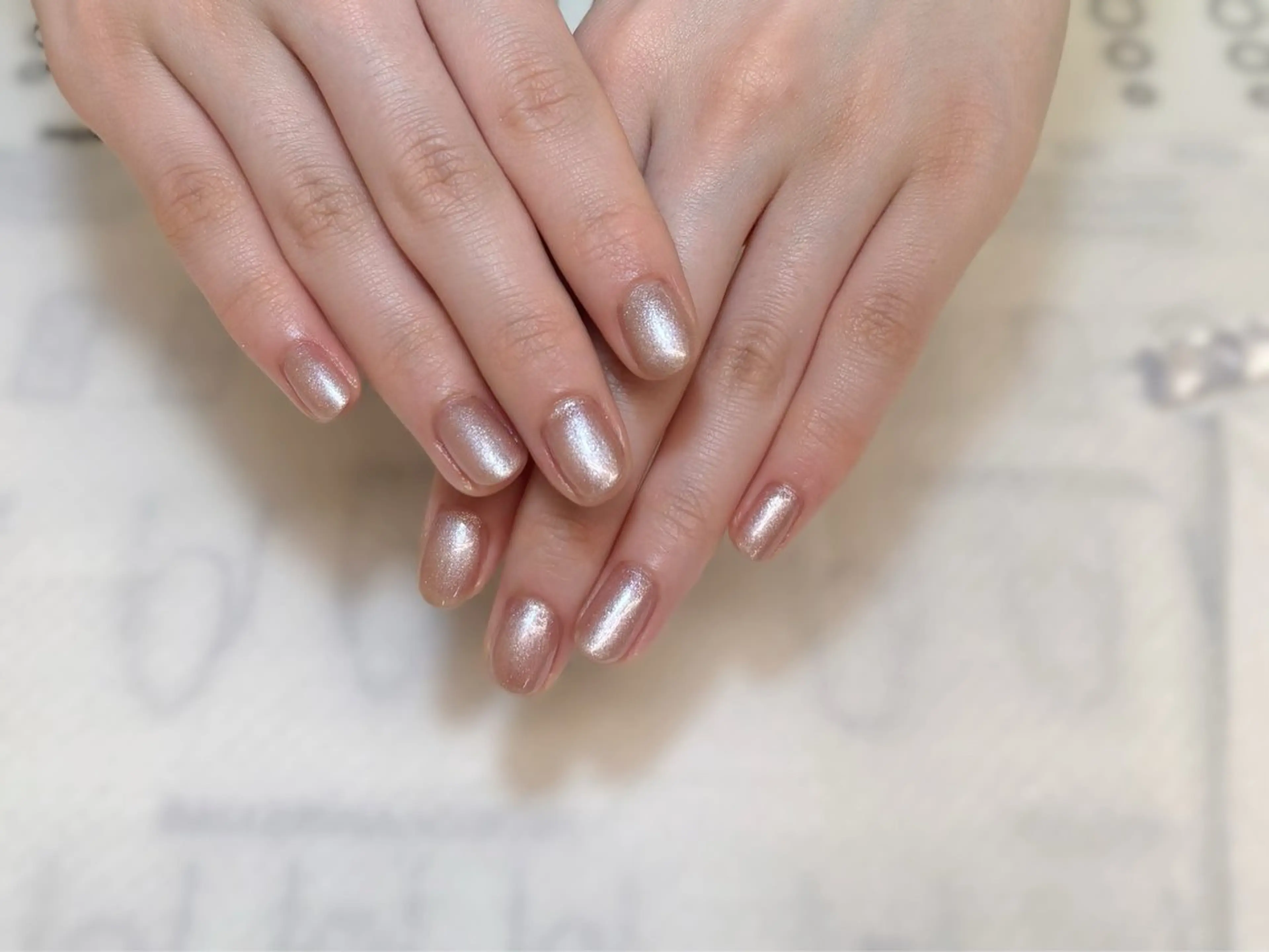 ネイル ラメ(グリッター) ハンドネイル Alisa nail Timiのネイルデザイン