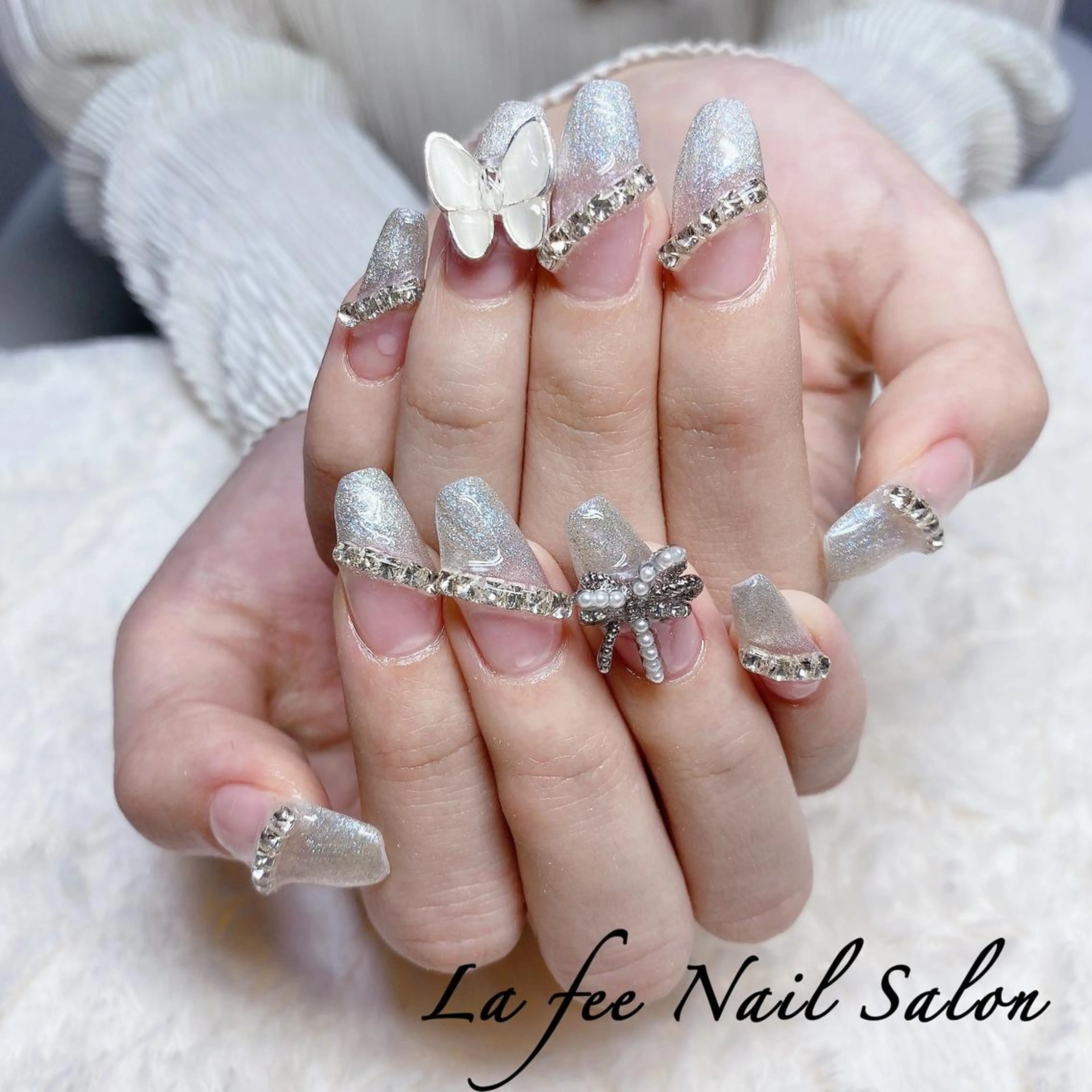 カラー ネイル ハンドネイル ハンドケア La feeのネイルデザイン