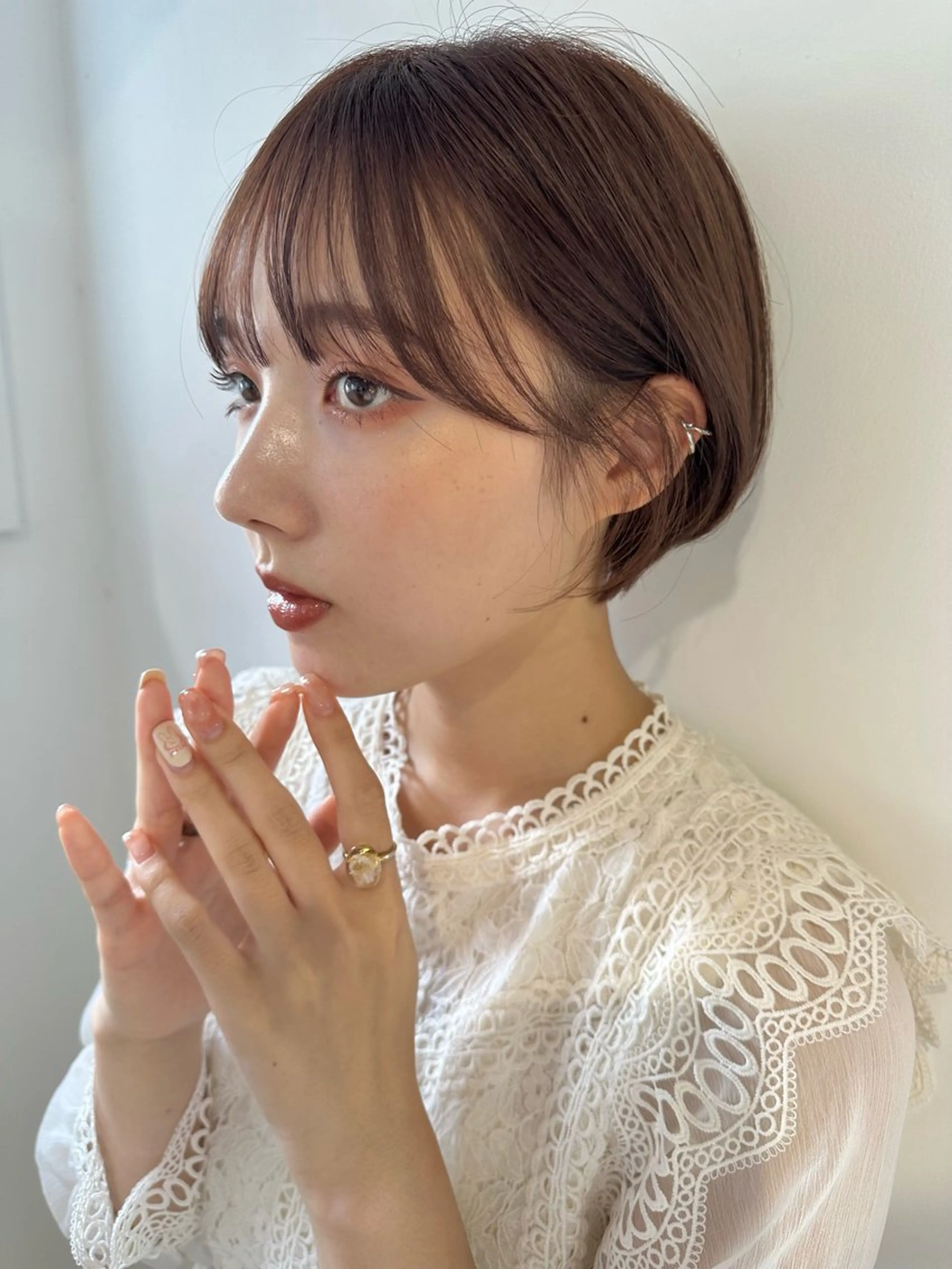 ショート 🌈ショートボブ⚪︎ 暖色🌈村山武史のヘアスタイル