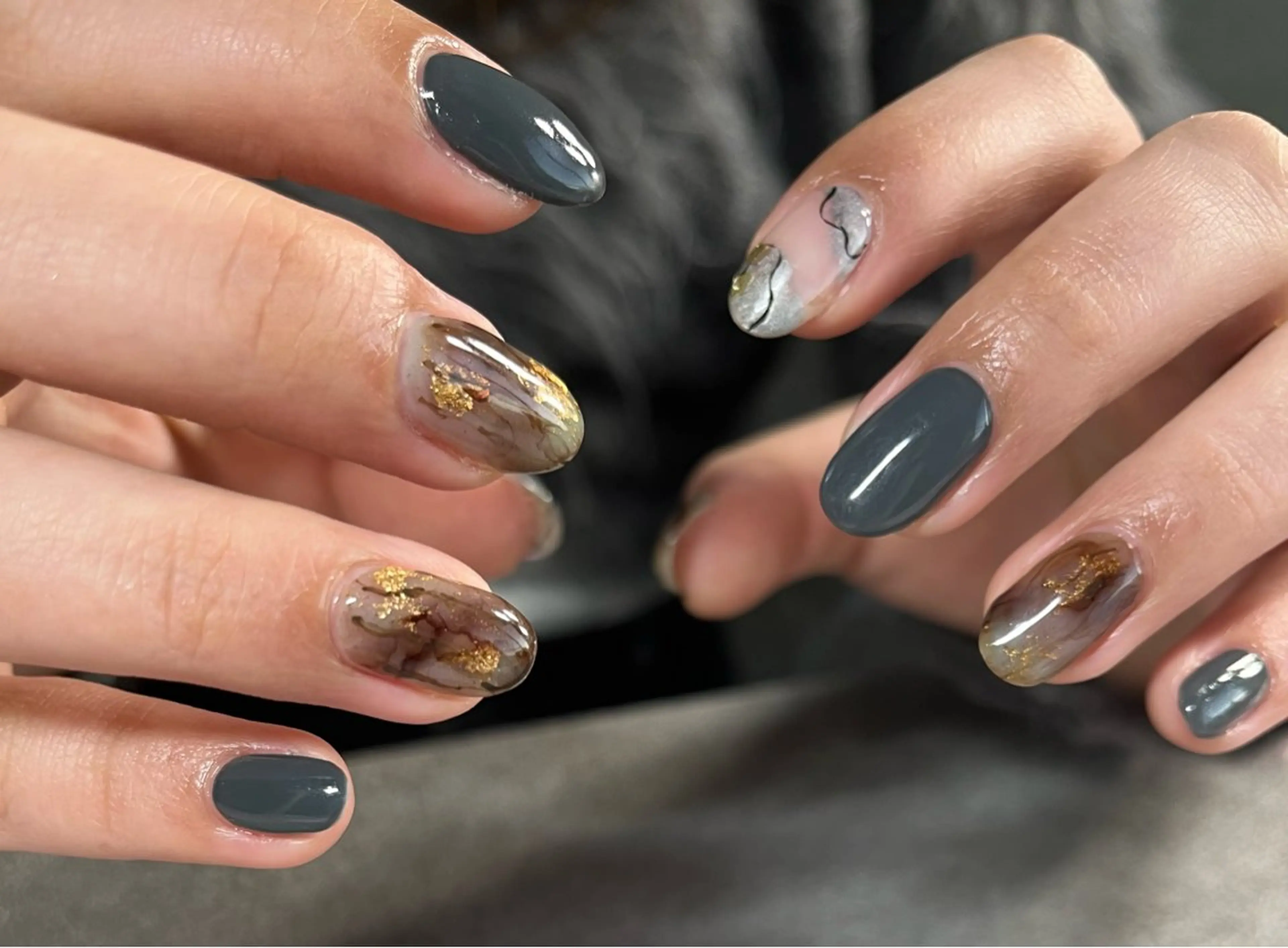 ネイル ニュアンスネイル ハンドネイル nailsalon ASUNALO所属・ASUNALO えりかのネイルデザイン