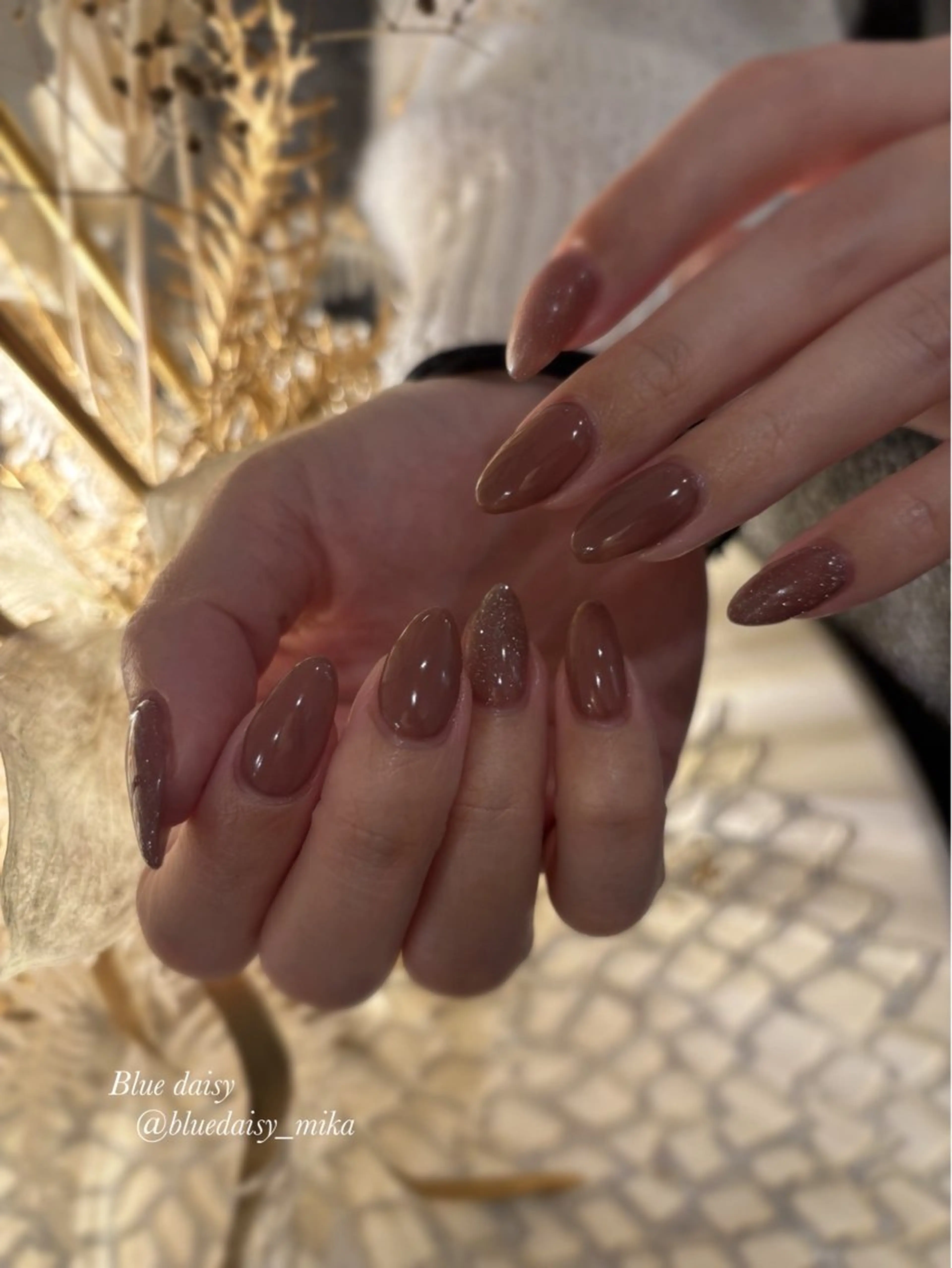 ネイル アートネイル フラッシュネイル キラキラネイル ラメ(グリッター) フットネイル Blue　daisy　栄本店 【ブルーデイジー】所属・Blue daisy 栄本店のネイルデザイン