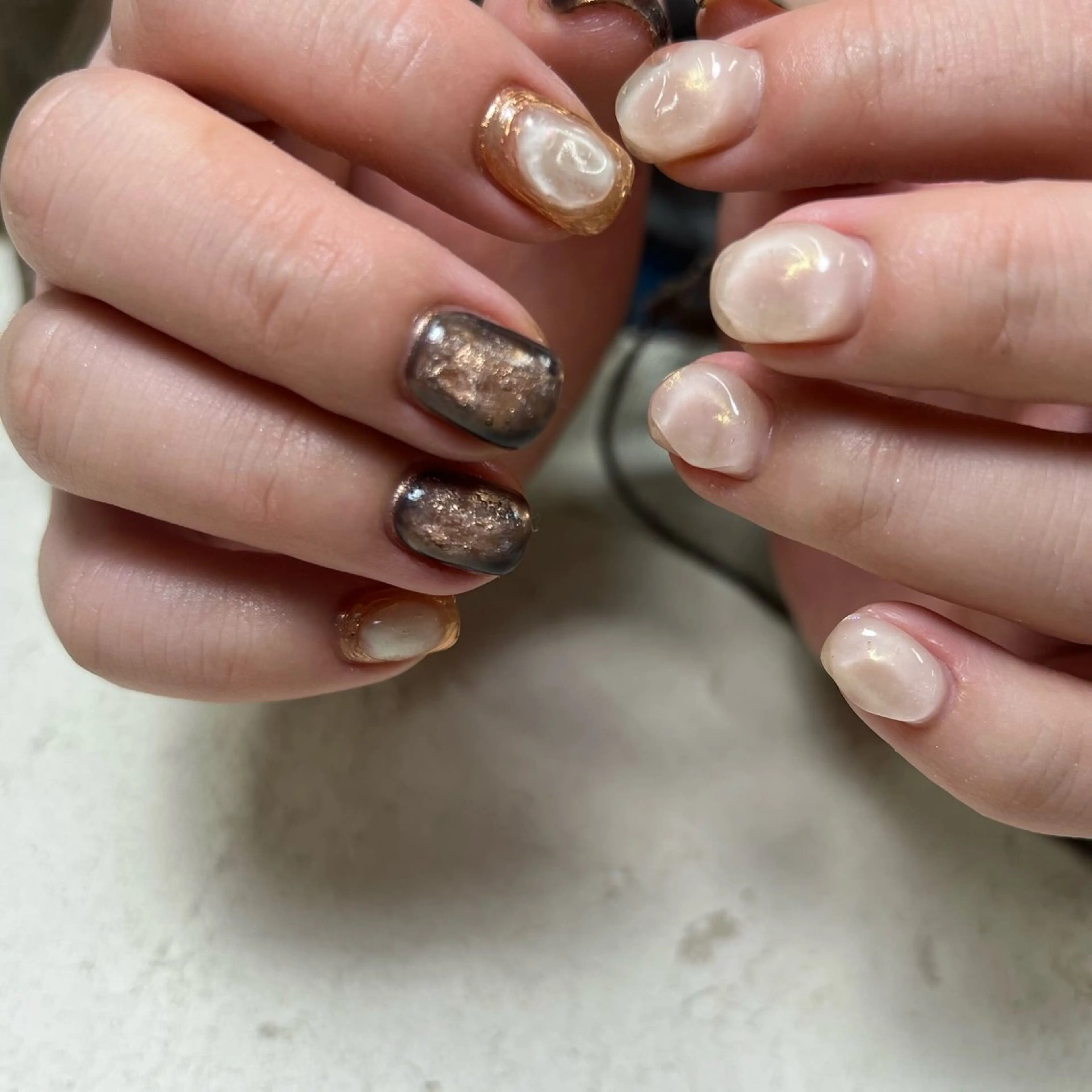 ネイル ハンドネイル nuás nailのネイルデザイン