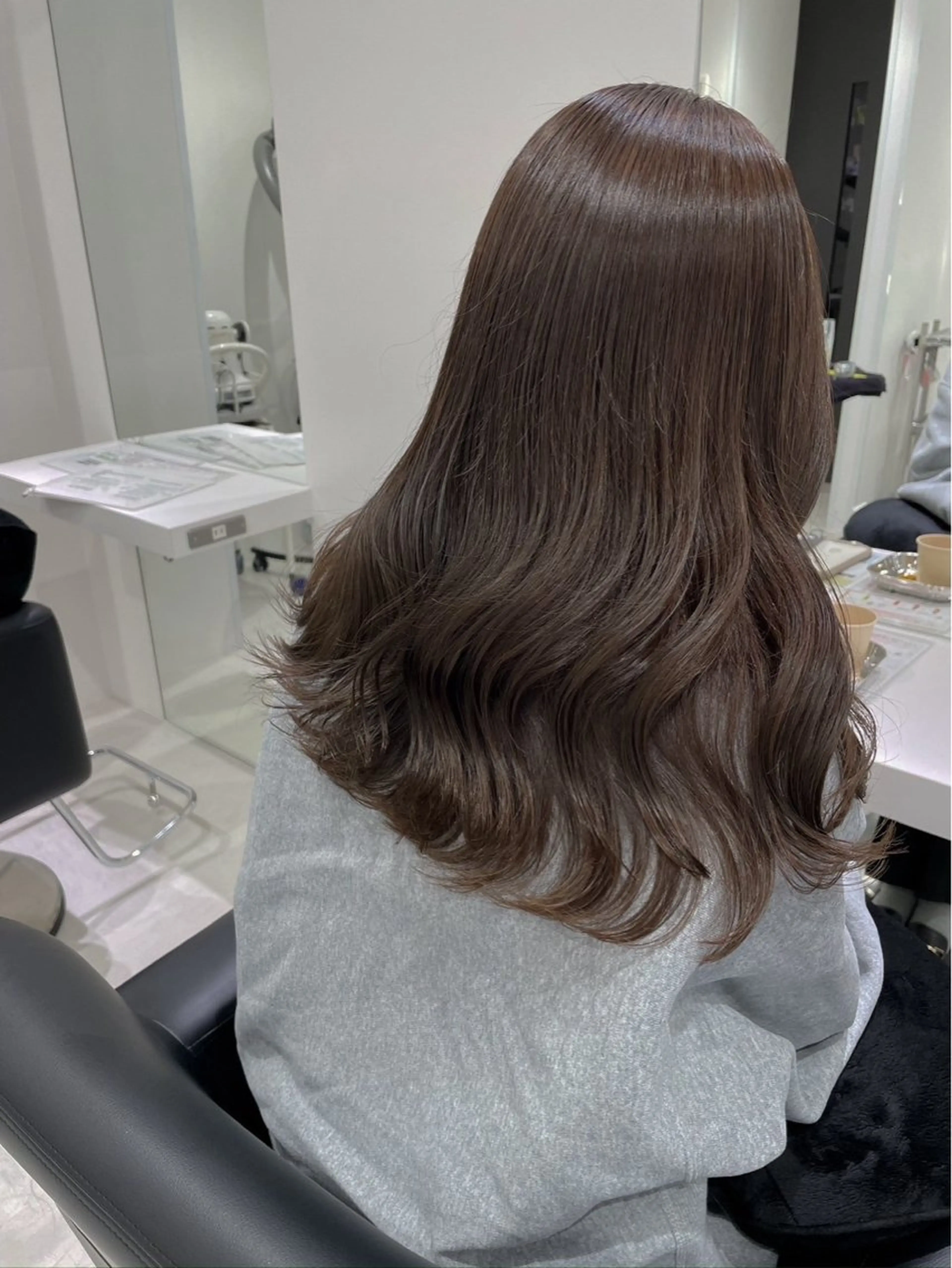 ロング カラー yuiká/ベージュ カラー‧₊˚ .のヘアスタイル