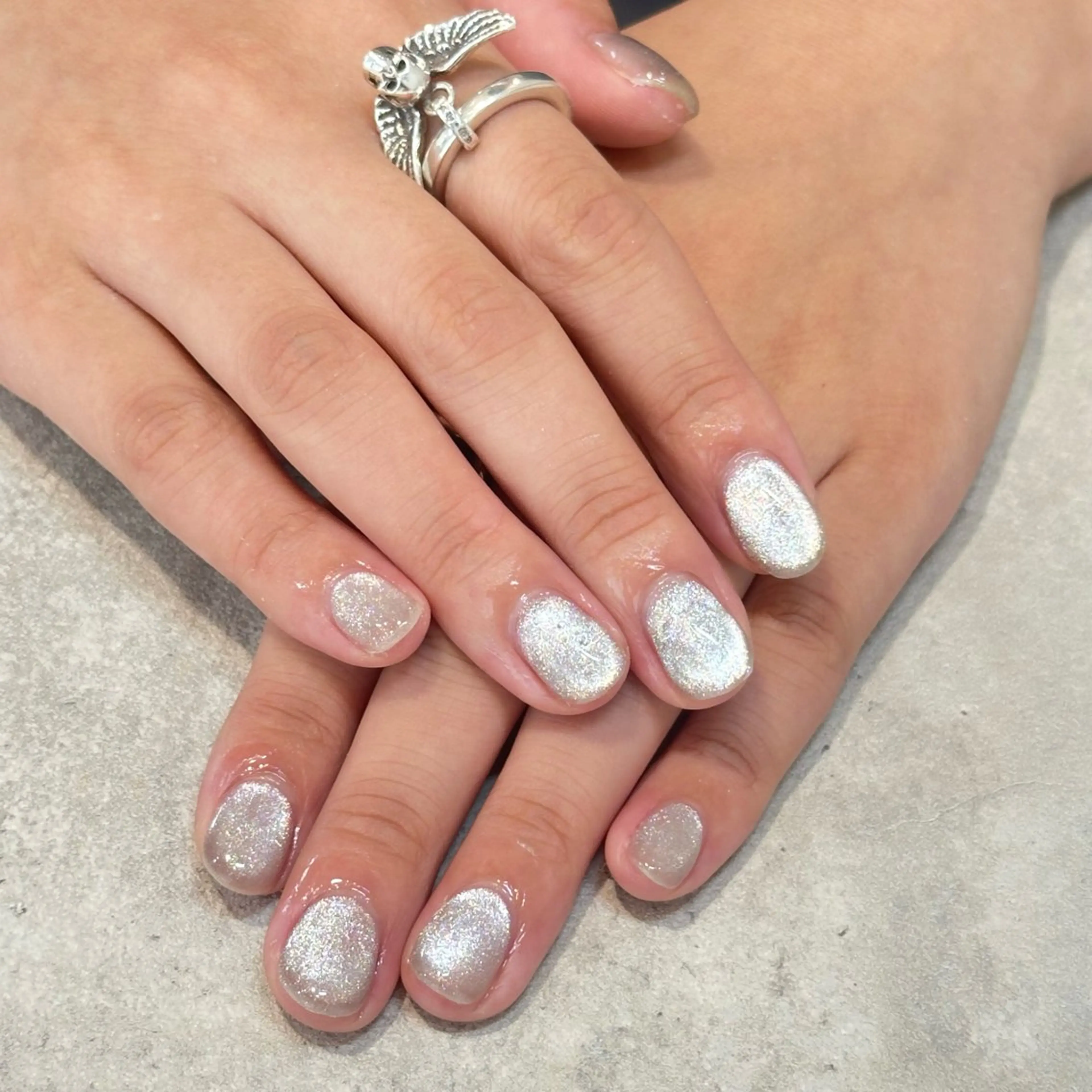 ネイル マグネットネイル ひらい さなのネイルデザイン