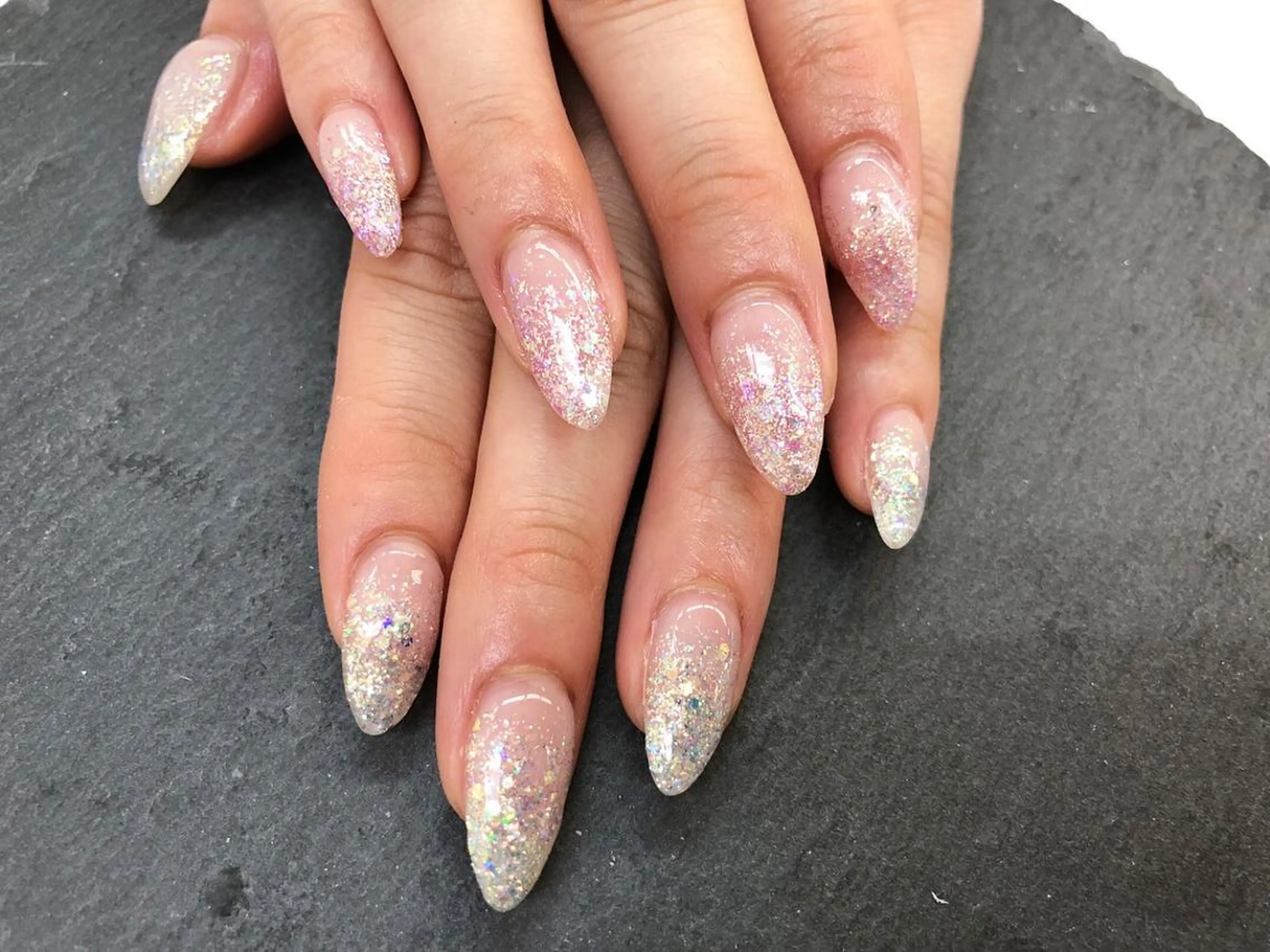 ネイル ラメ(グリッター) esNail&eye イーズネイル＆アイのネイルデザイン