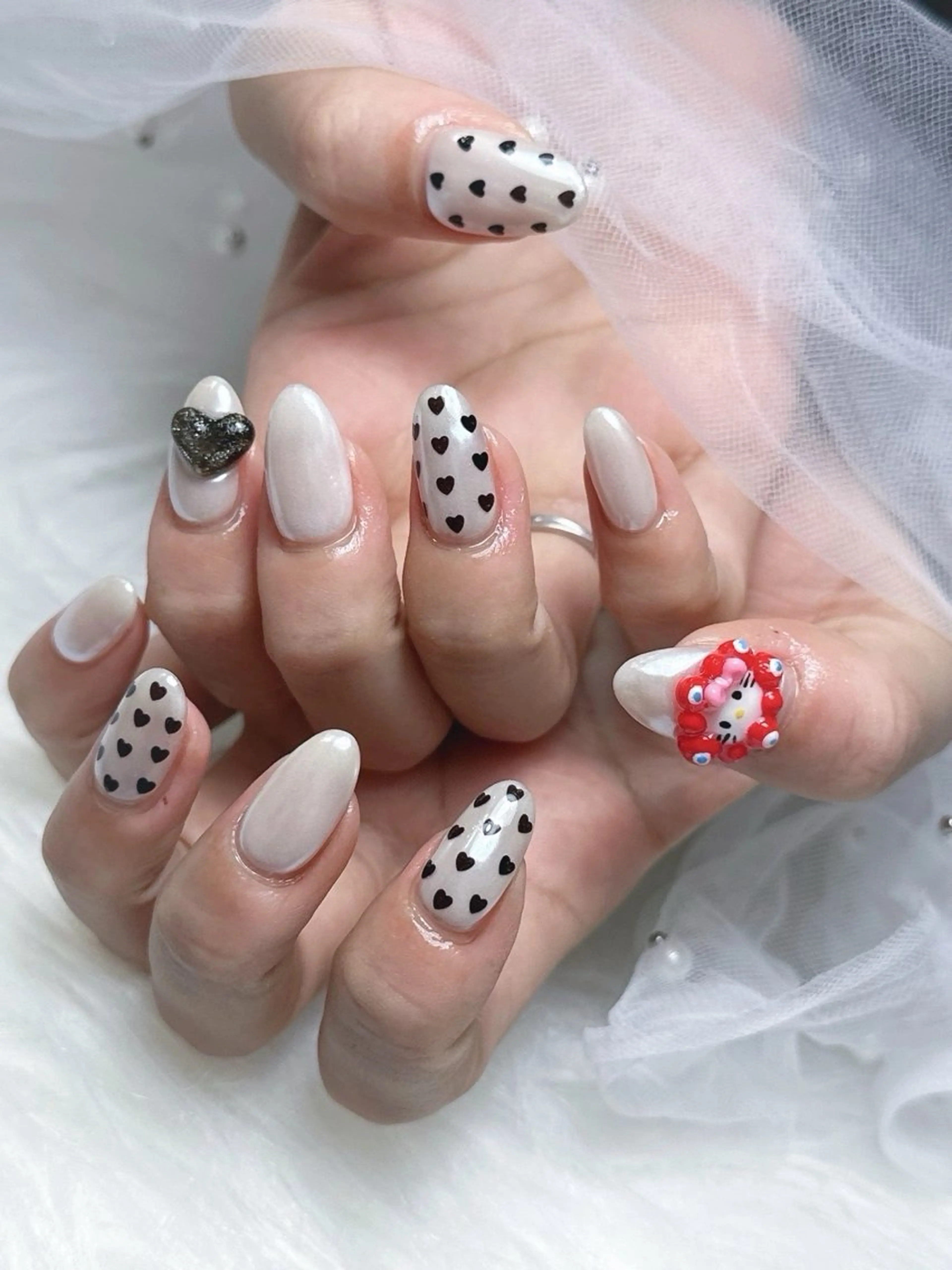 ネイル ハンドネイル 【Eclat ｴｸﾗ】nail＆beauty所属・Eclat〔ｴｸﾗ〕 MOEKA𝜗𝜚*のネイルデザイン