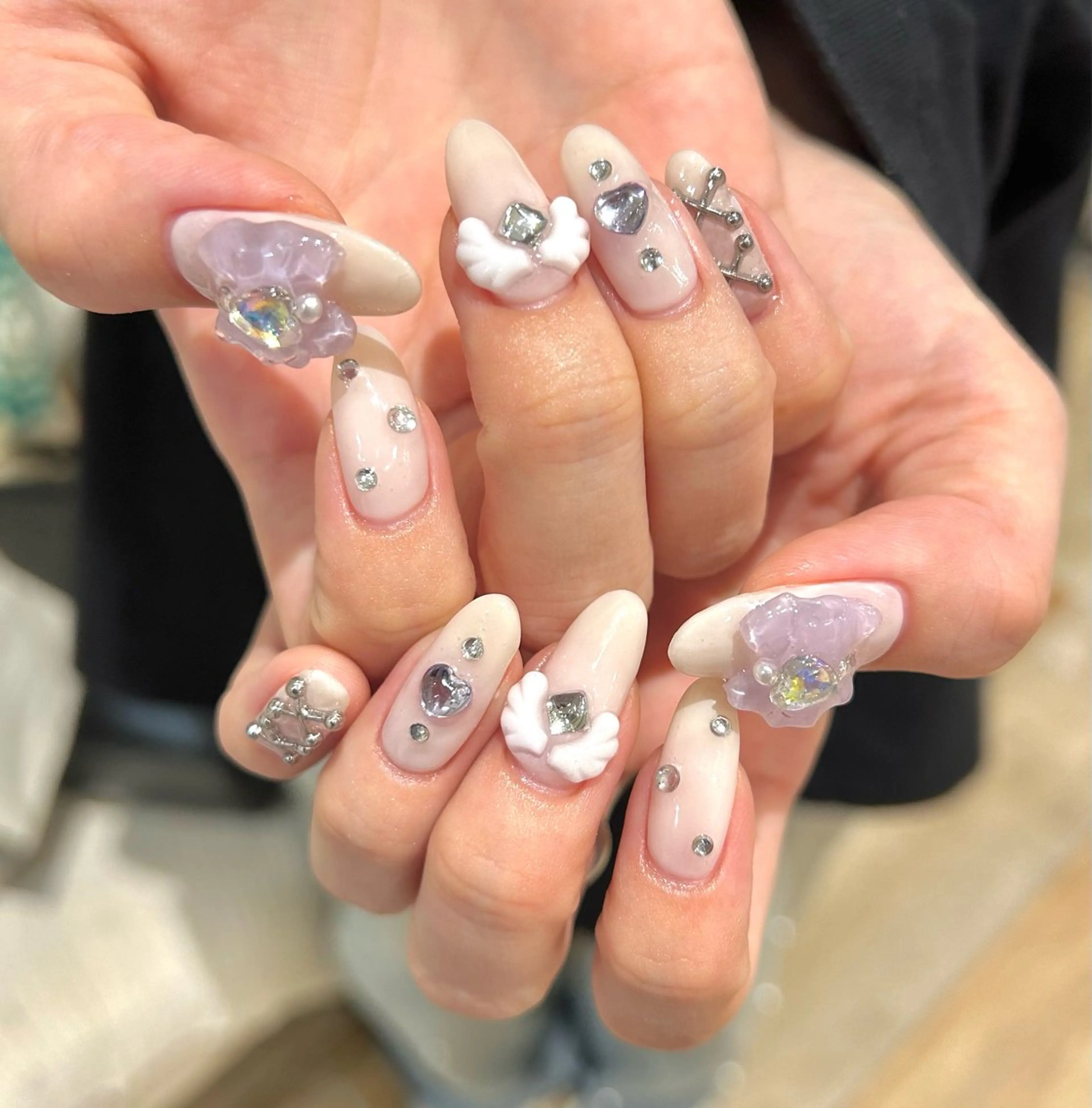 ネイル 持ち込み ハンドネイル 福田 麻耶のネイルデザイン