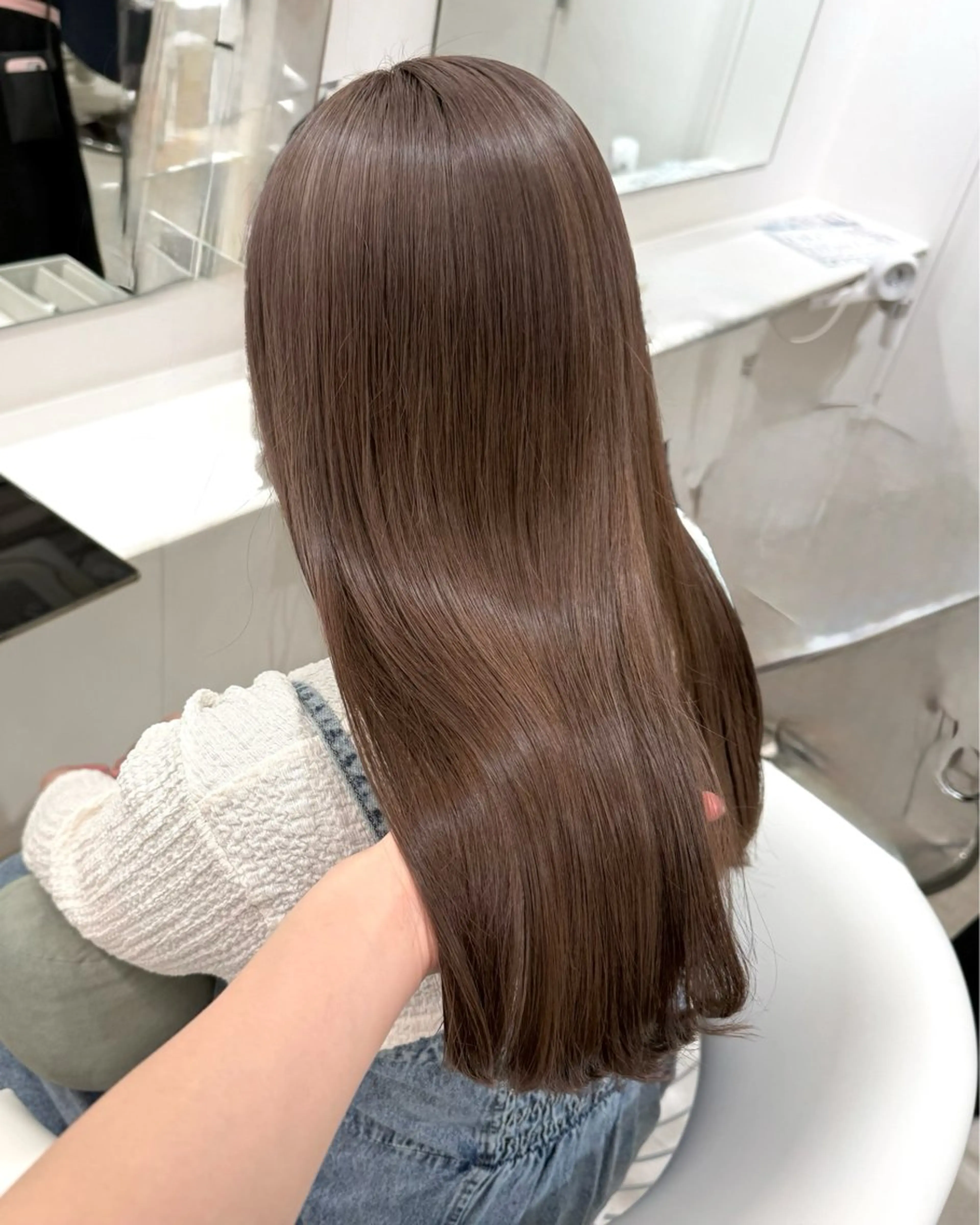 ロング カラー ヘアカラー トリートメント ParveMix￤ 🩰‎🤍大賀さつきのヘアスタイル