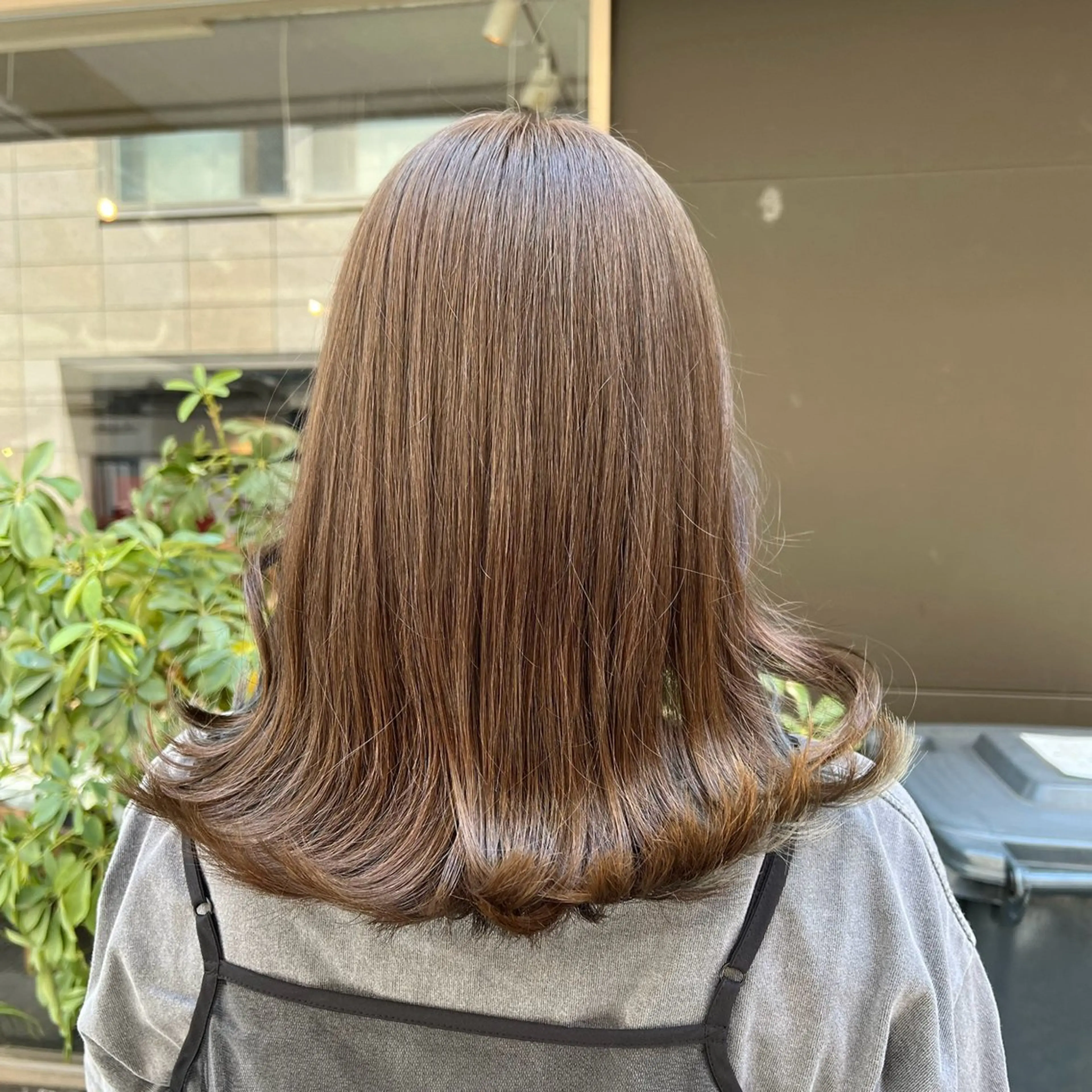 セミロング カット ヘアカラー トリートメント re  view MIRUのヘアスタイル