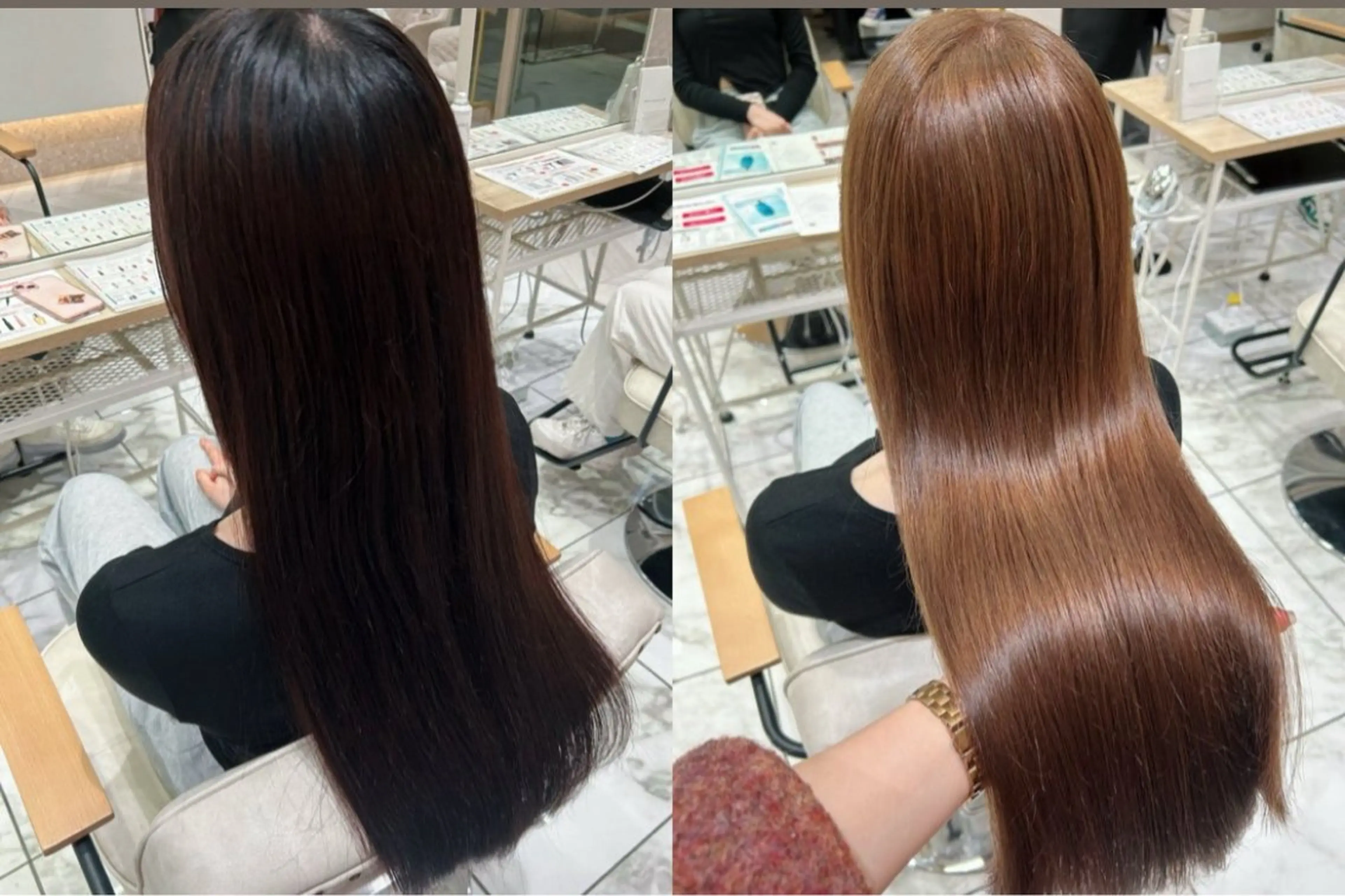 ロング カラー ヘアカラー 🦋sana🦋 🫧透明感カラー🫧のヘアスタイル