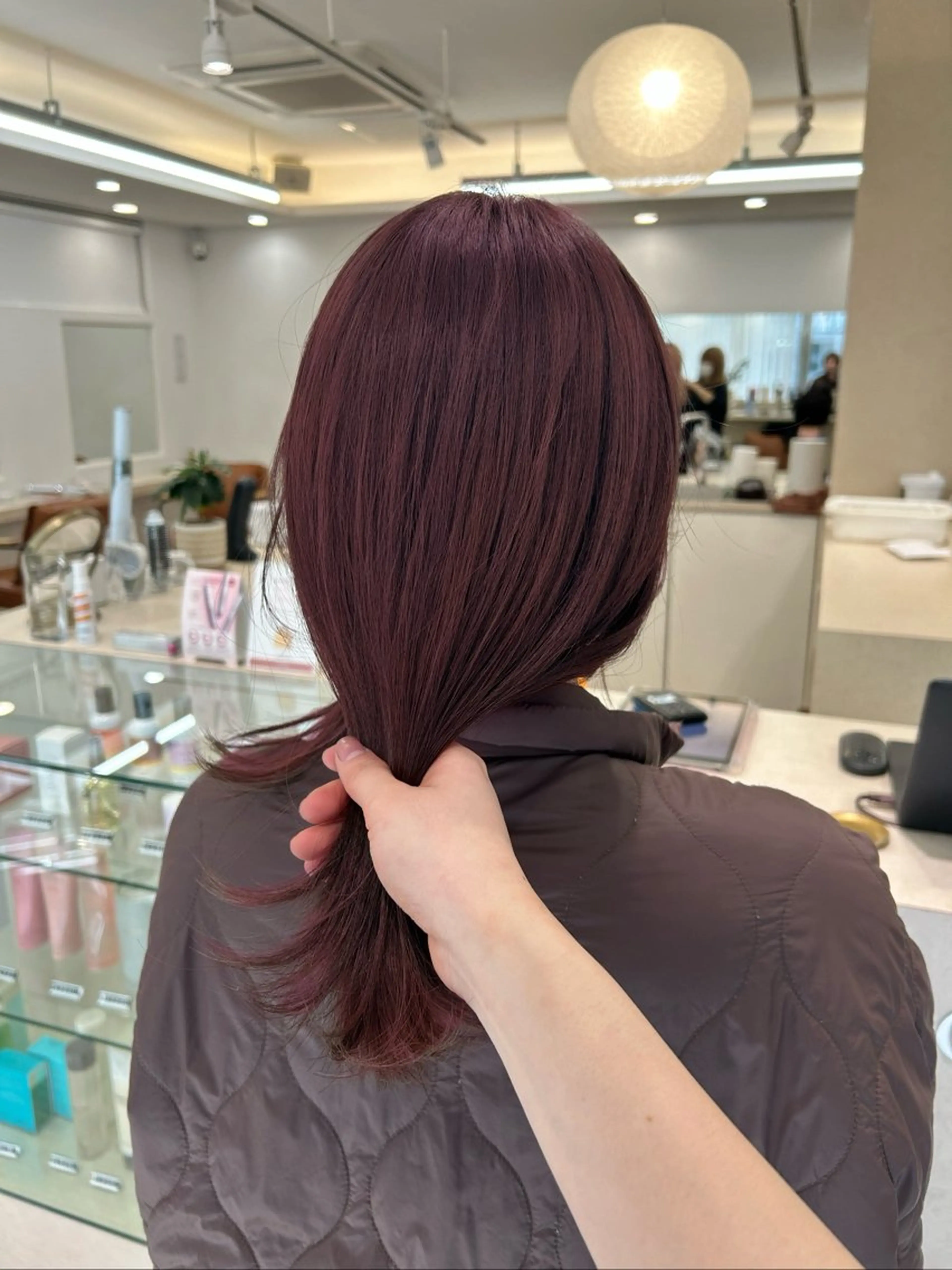 ミディアム カラー ラベンダーカラー ラベンダーピンク ピンクカラー ヘアカラー 透明感/明るめ ヘア/kazui🐈のヘアスタイル
