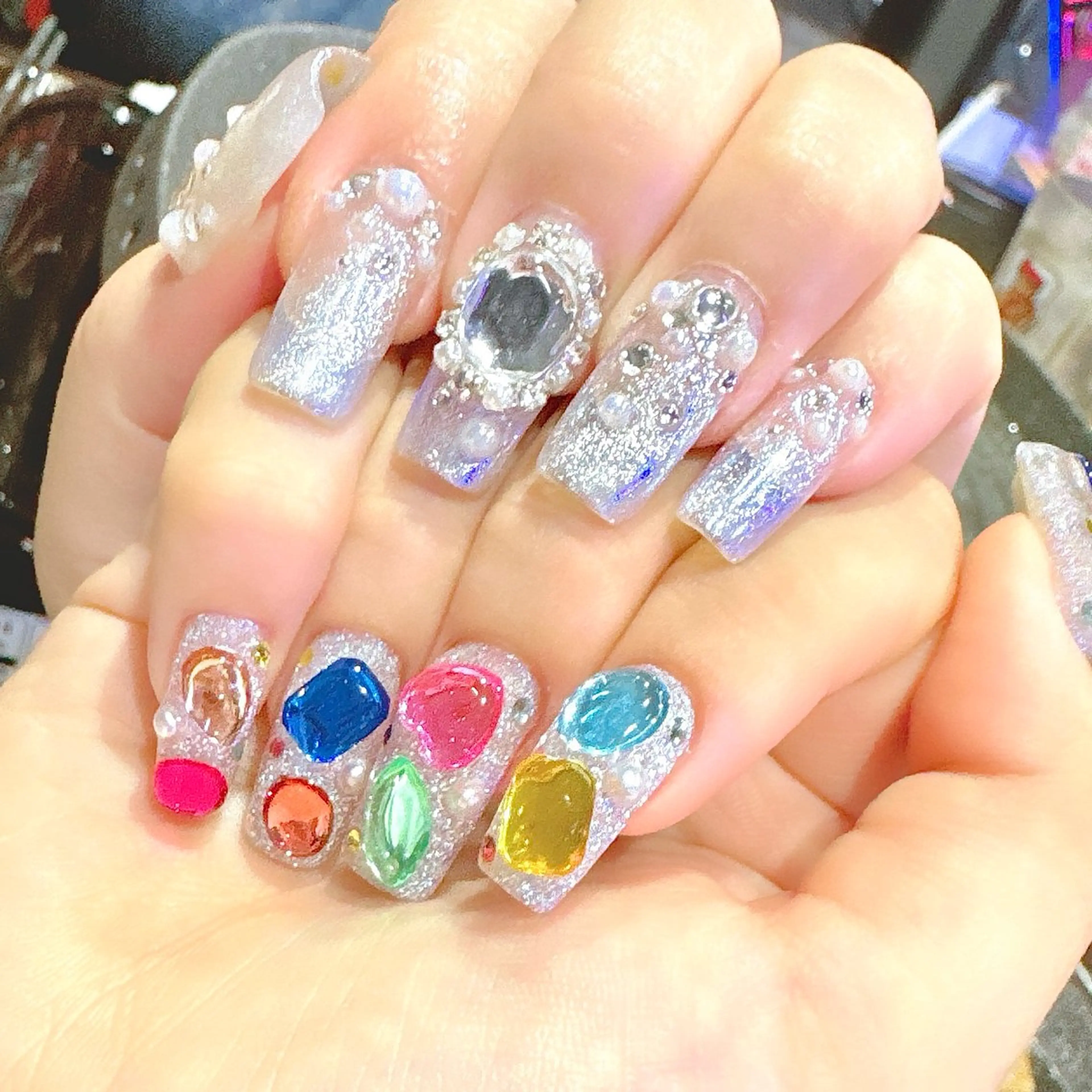 ネイル 長さ出し en.所属・en. NATSUKOのネイルデザイン
