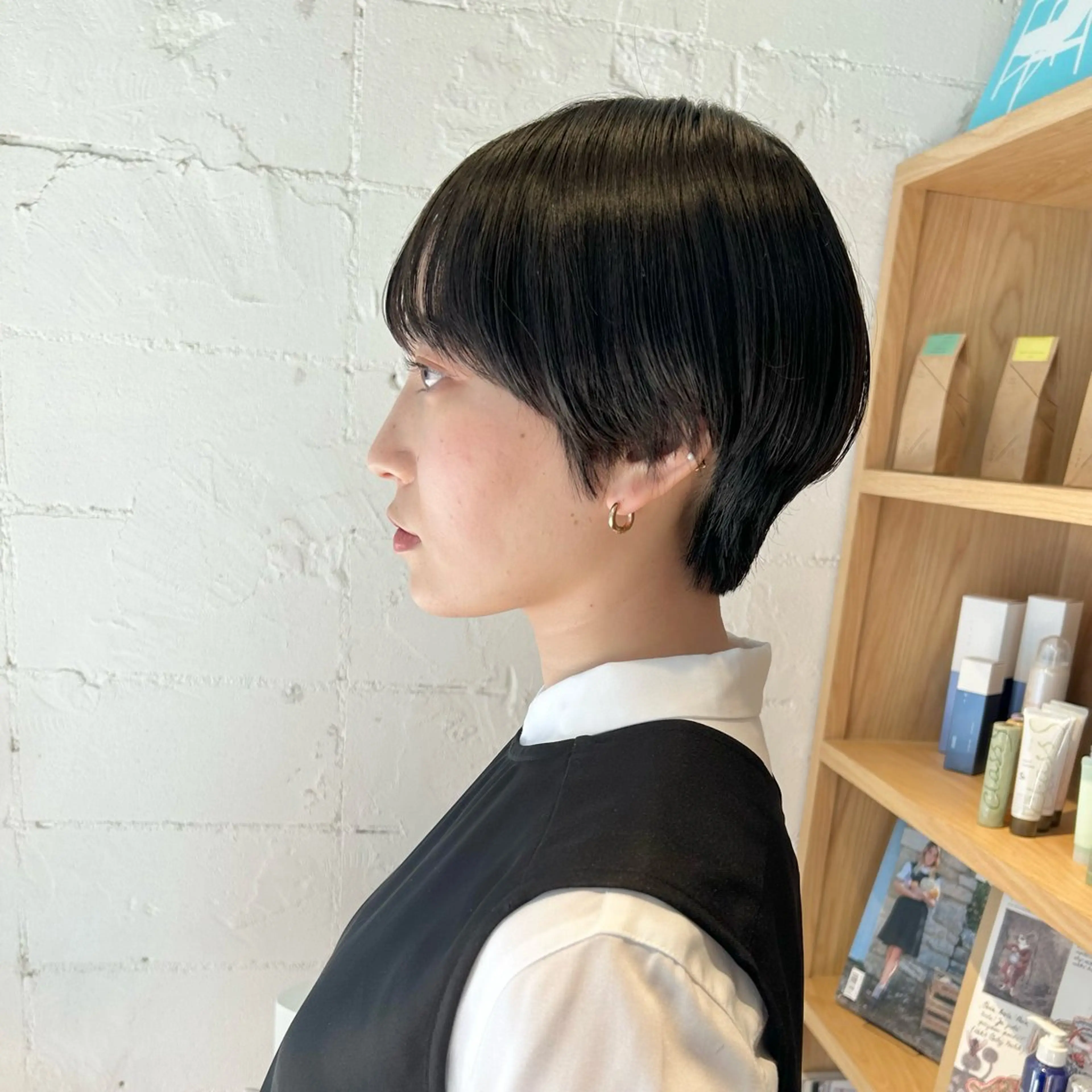 ショート カット トリートメント 松本 陸丸みショートのヘアスタイル